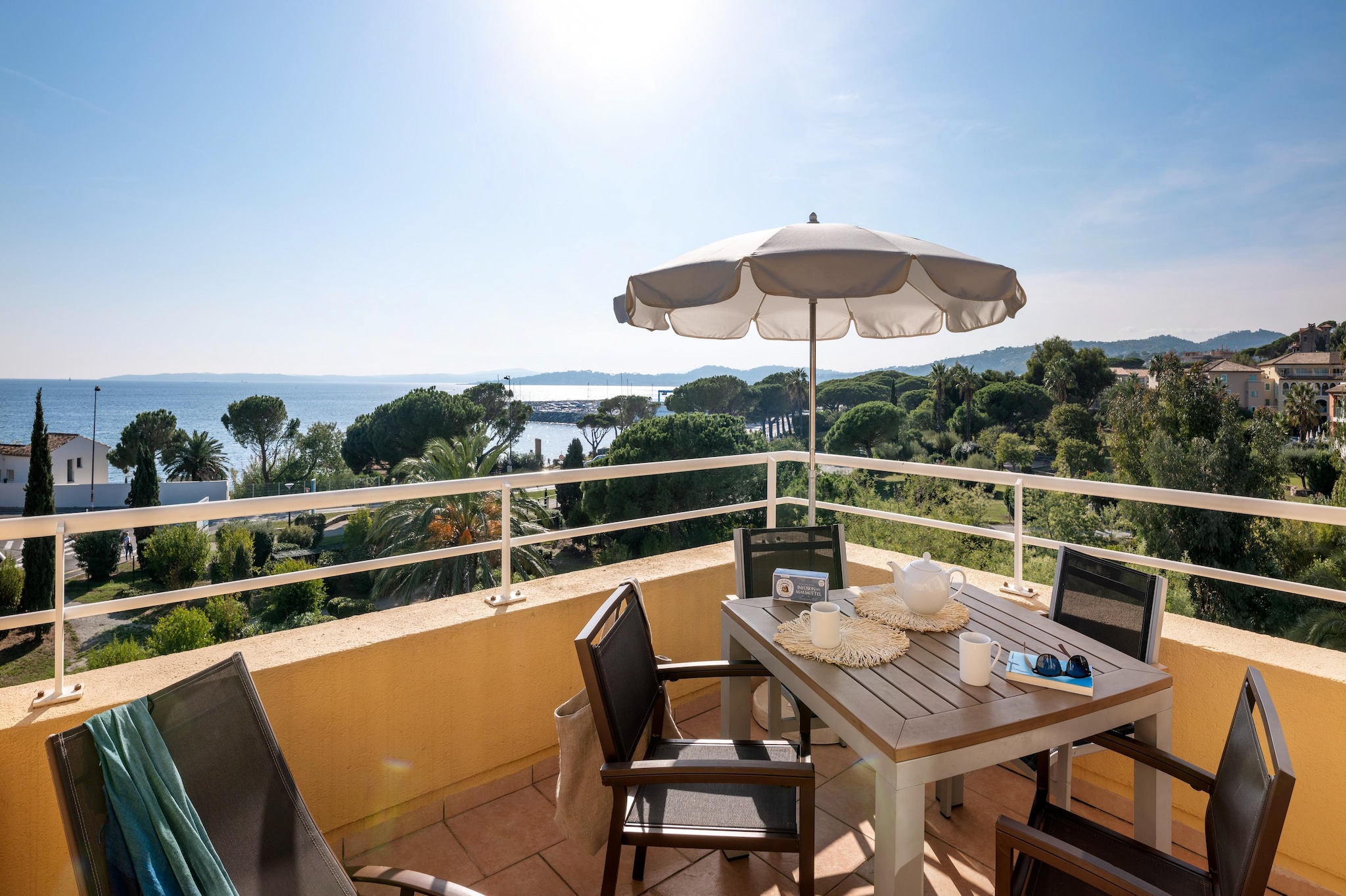 P&V Premium les Calanques des Issambres Apartment 4 people - 1 bedroom - Terrace or balcony - Terrasbalkon