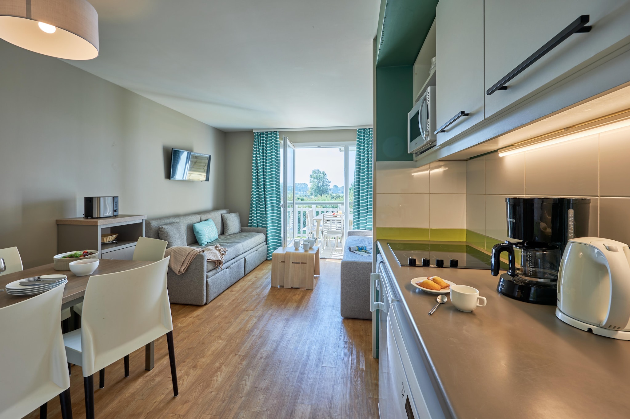 Pierre & Vacances Le Chant des Oiseaux Apartment 5 people - 1 bedroom - Terrace or balcony - Keuken