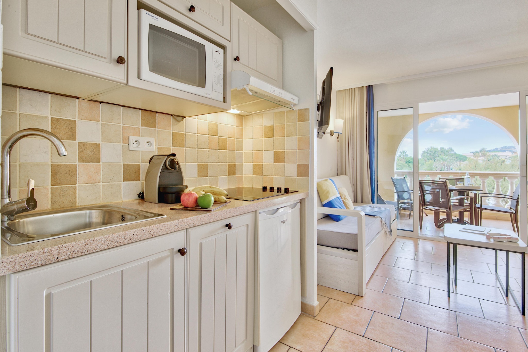 P&V Premium les Calanques des Issambres Studio 4 people - 1 sleeping alcove - Terrace or balcony - Keuken