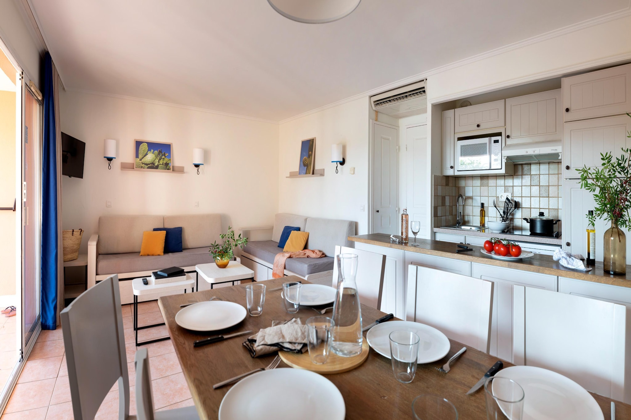 P&V Premium les Calanques des Issambres Apartment 6 people - 1 bedroom + 1 sleeping alcove - Terrace or balcony