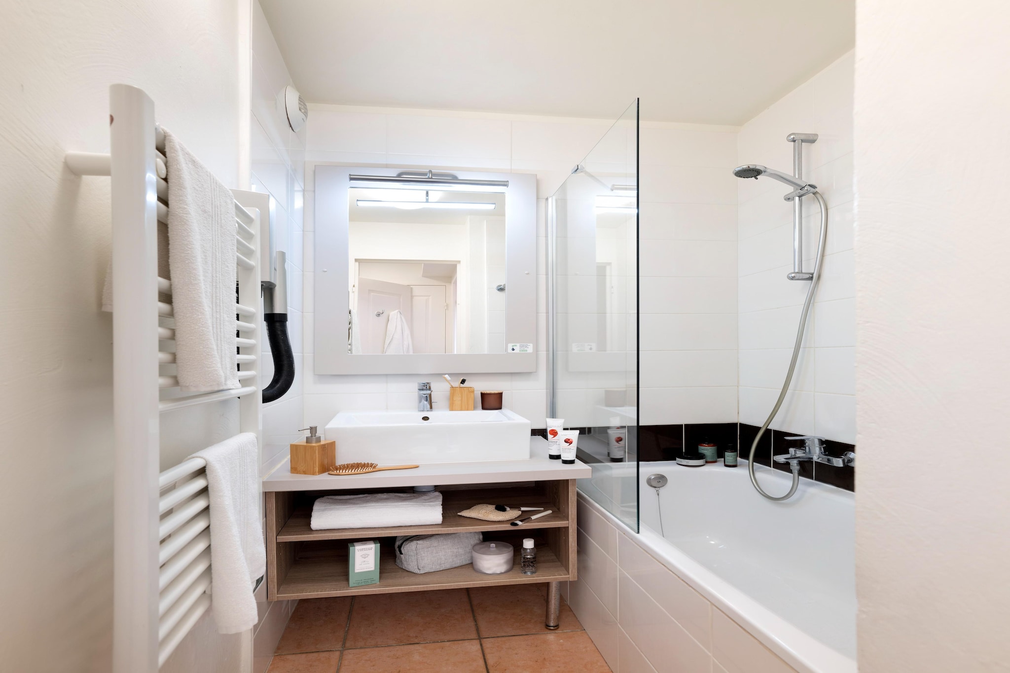 P&V Premium les Calanques des Issambres Apartment 4 people - 1 bedroom - Terrace or balcony - Sea view - Badkamer