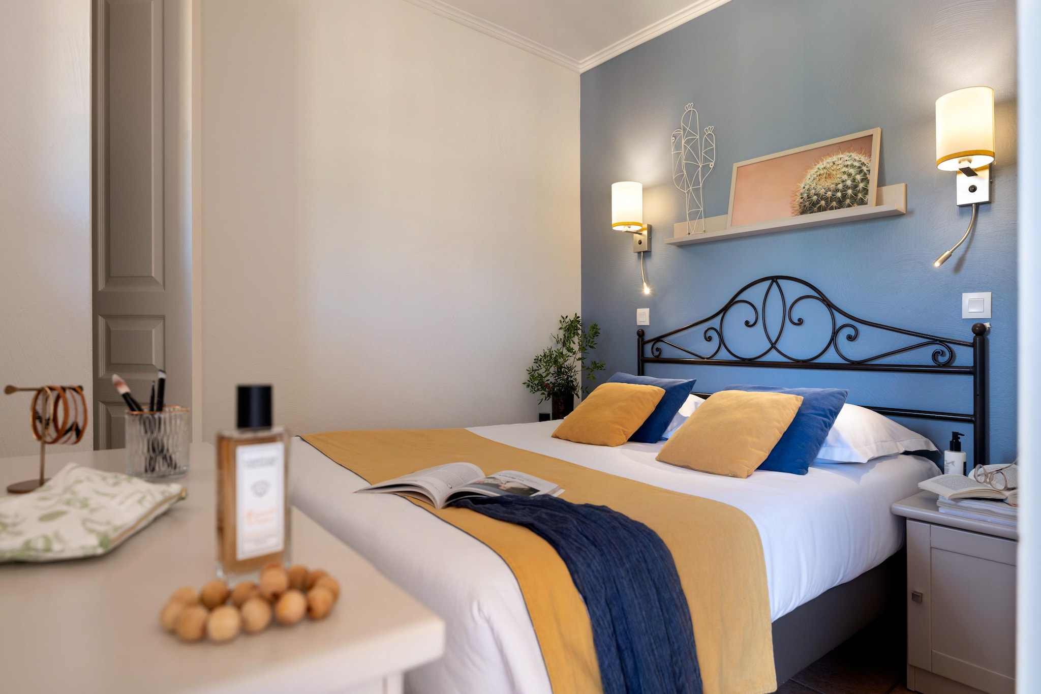 P&V Premium les Calanques des Issambres Apartment 4 people - 1 bedroom - Terrace or balcony - Sea view - Slaapkamer