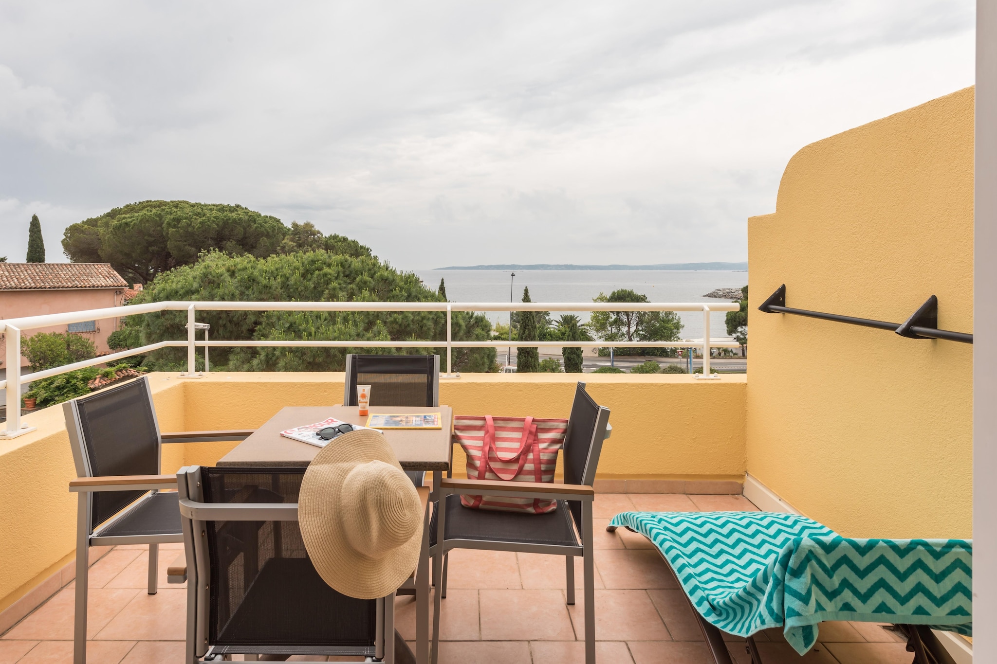 P&V Premium les Calanques des Issambres Apartment 4 people - 1 bedroom - Terrace or balcony - Sea view - Terrasbalkon