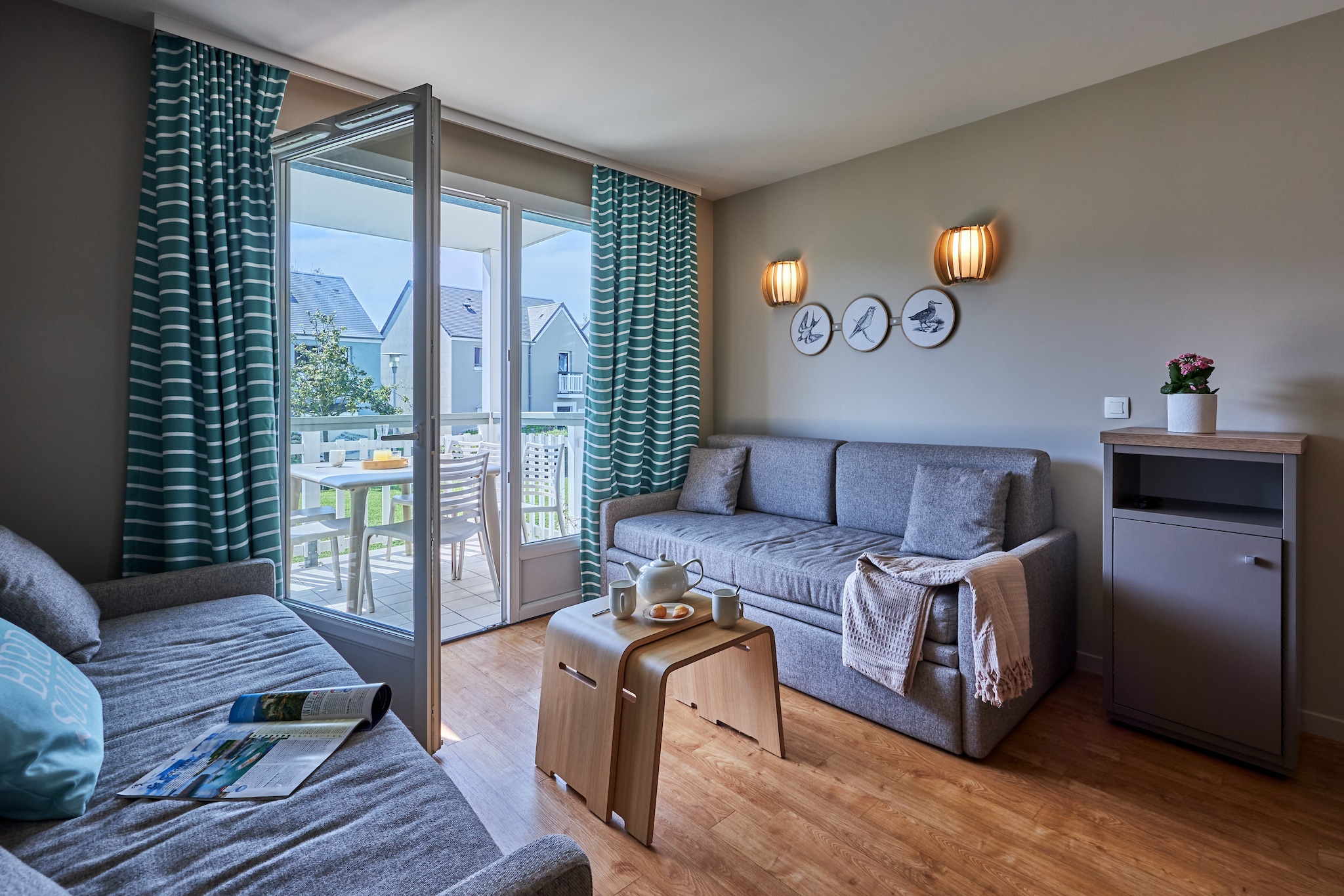 Pierre & Vacances Le Chant des Oiseaux Apartment 6 people - 2 bedrooms - Terrace or balcony - Woonkamer