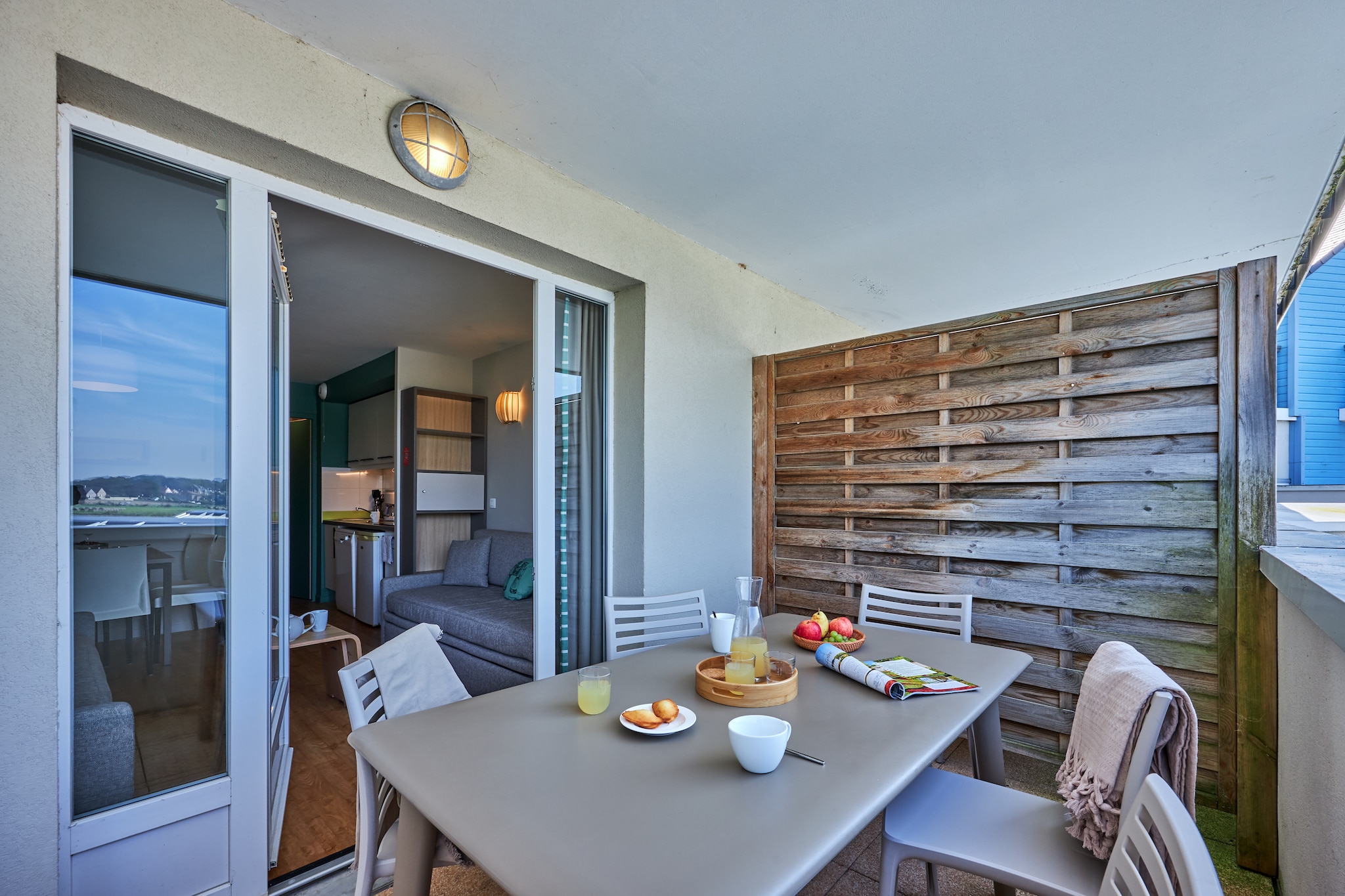 Pierre & Vacances Le Chant des Oiseaux Apartment 5 people - 1 bedroom - Terrace or balcony - Bocage view - Terrasbalkon