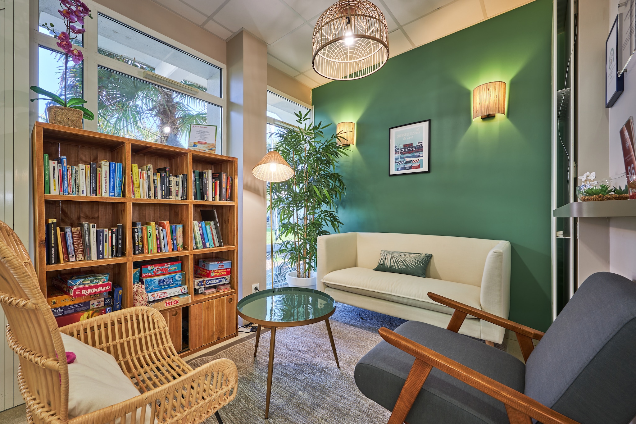 Pierre & Vacances Le Chant des Oiseaux Apartment 5 people - 1 bedroom - Terrace or balcony - Bocage view - Woonkamer