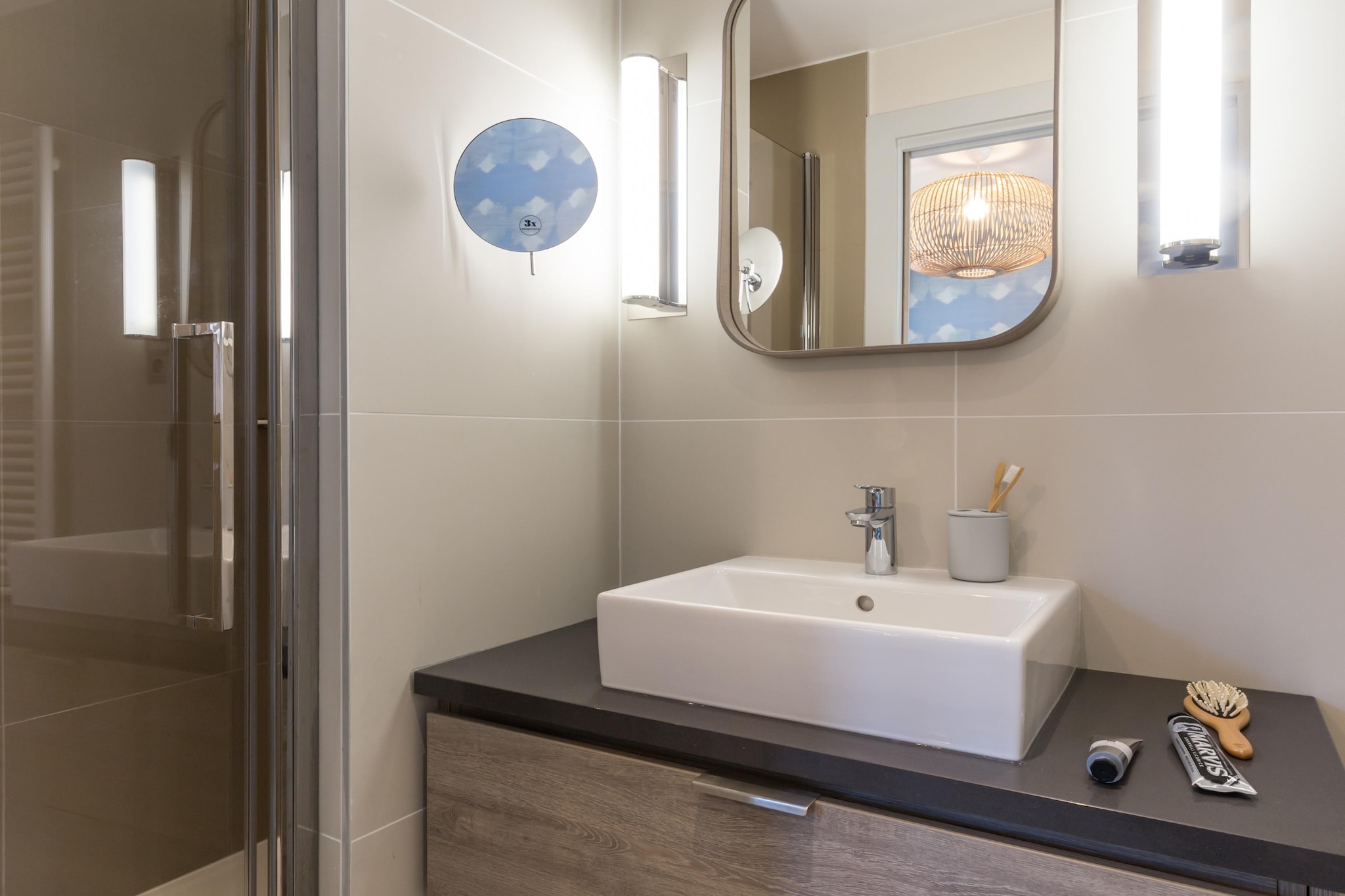 Pierre &Vacances Premium Presqu'île de La Touques apartment 8 people - 3 bedrooms - Terrace or balcony - Harbor buildings - Badkamer