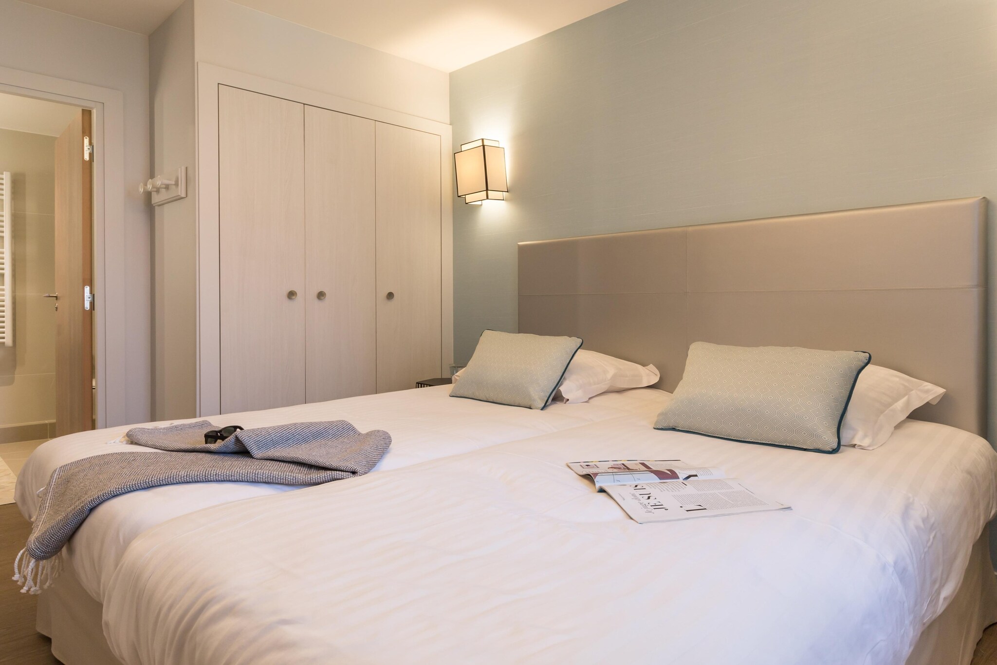 Pierre &Vacances Premium Presqu'île de La Touques apartment 8 people - 3 bedrooms - Terrace or balcony - Harbor buildings - Slaapkamer