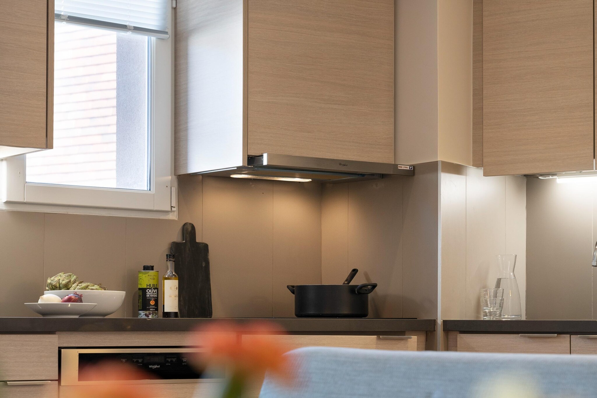 Pierre &Vacances Premium Presqu'île de La Touques apartment 8 people - 3 bedrooms - Terrace or balcony - Harbor buildings - Keuken
