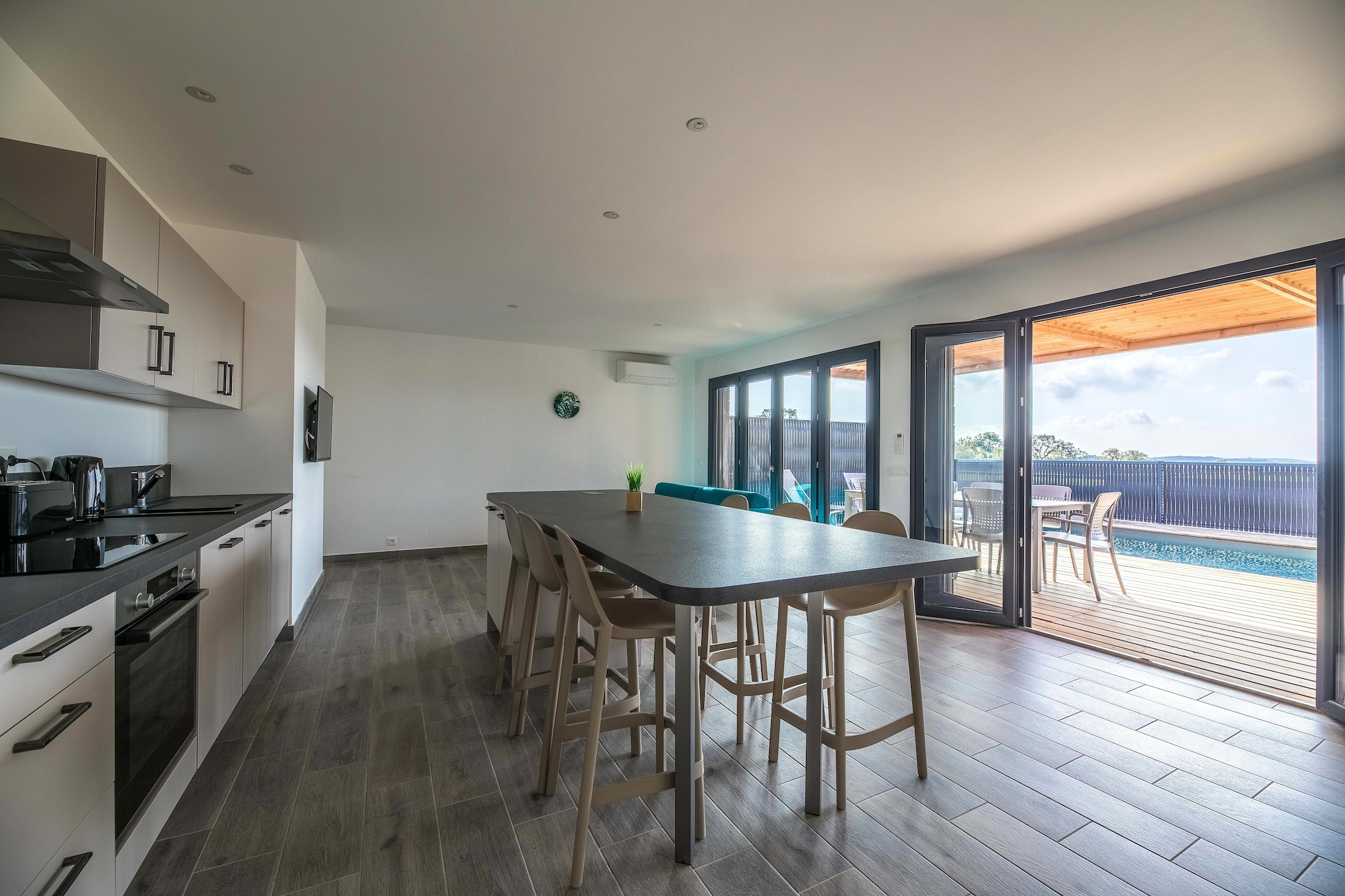 Résidence PV Les Terrasses d'Arsella House - 8 people - 4 bedrooms - Air conditioned - 7m private swimming pool - Terrace - Eetkamer