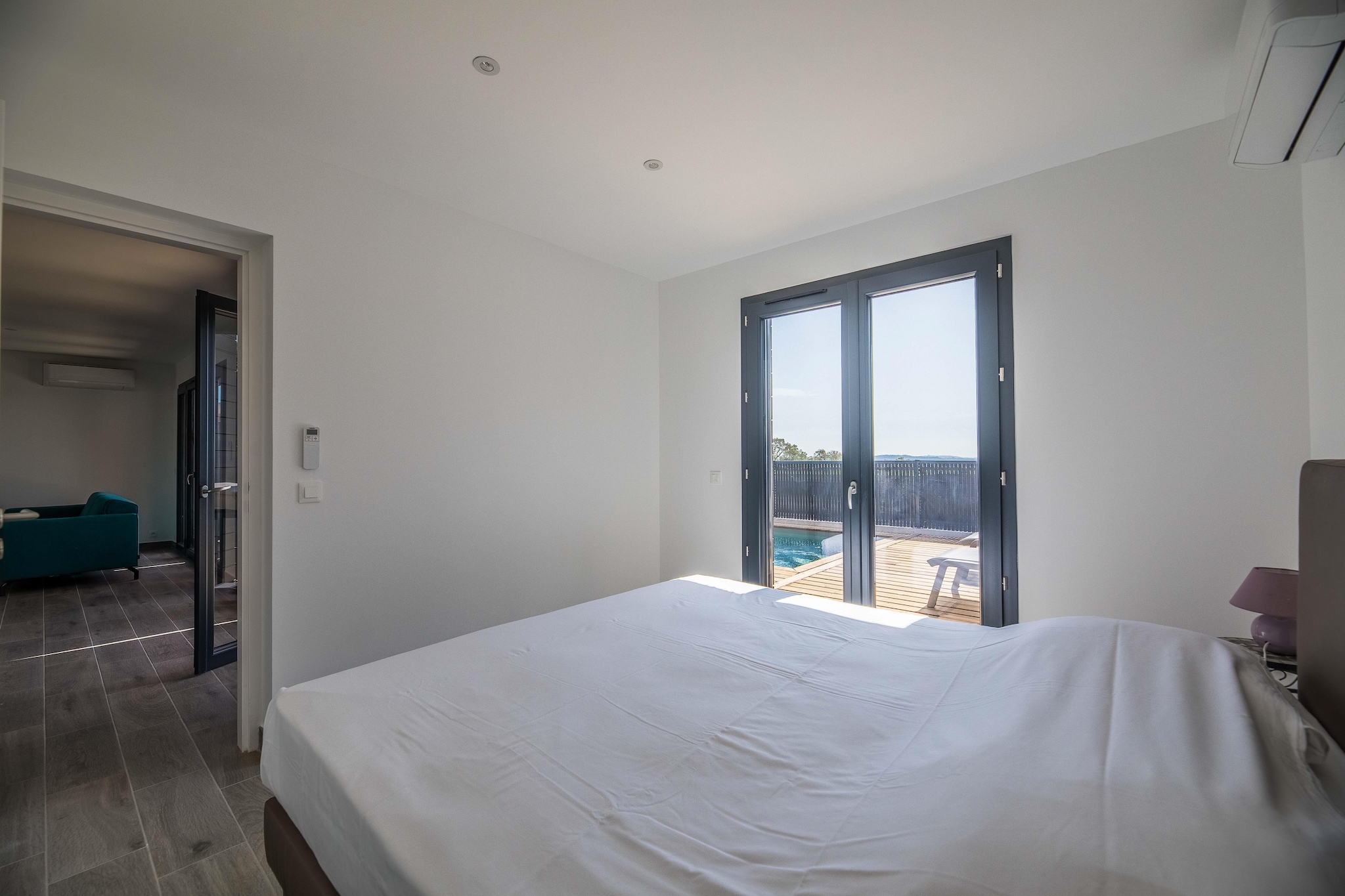Résidence PV Les Terrasses d'Arsella House - 8 people - 4 bedrooms - Air conditioned - 7m private swimming pool - Terrace - Slaapkamer