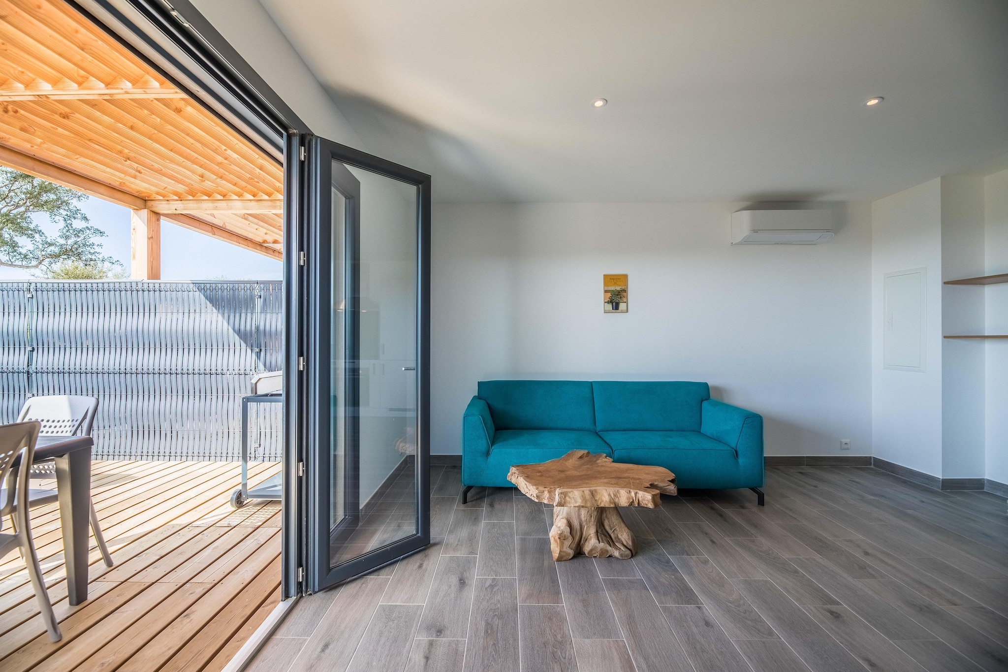 Résidence PV Les Terrasses d'Arsella House - 6 people - 3 bedrooms - Duplex - Air conditioned - 4m private swimming pool - Terrace - Woonkamer