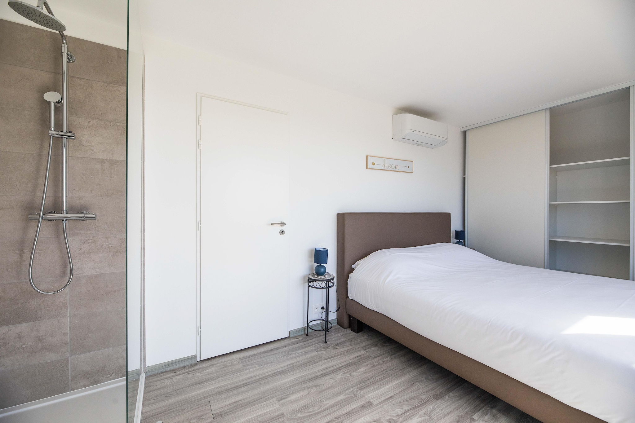 Résidence PV Les Terrasses d'Arsella House - 6 people - 3 bedrooms - Duplex - Air conditioned - 4m private swimming pool - Terrace - Slaapkamer