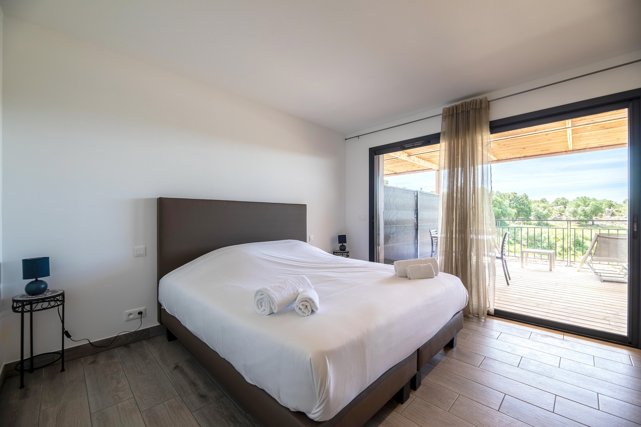 Résidence PV Les Terrasses d'Arsella Studio 2 people - Air conditioned - Large terrace - Slaapkamer