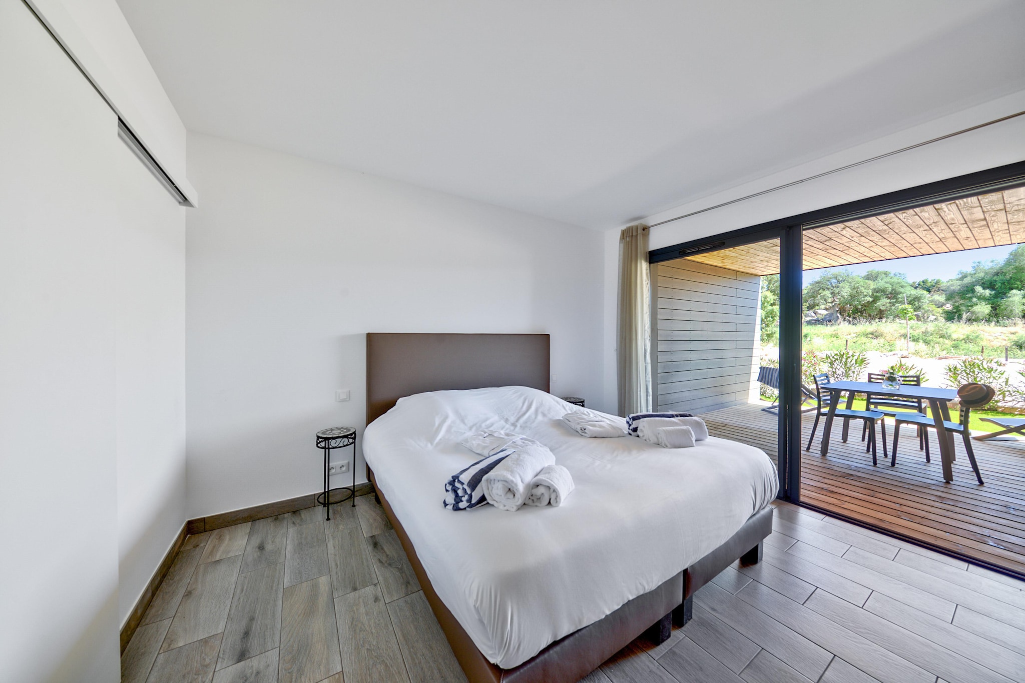 Résidence PV Les Terrasses d'Arsella Studio 2 people - Air conditioned - Large terrace - Slaapkamer