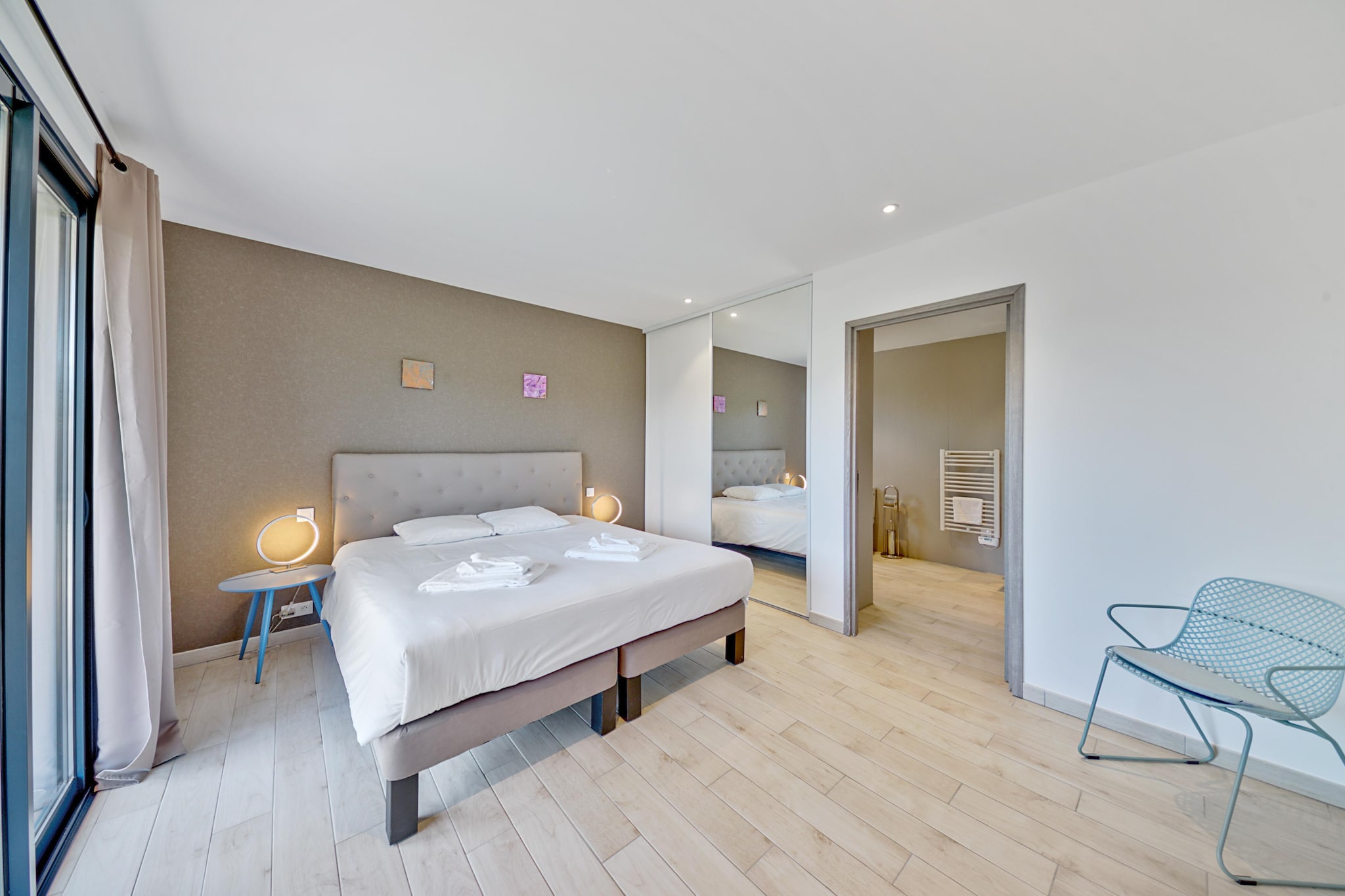Résidence Premium Pierre & Vacances Vesna Rossa Villa - 6 people - 3 bedrooms - Air conditioned - 7m private pool - Garden - Bedroom