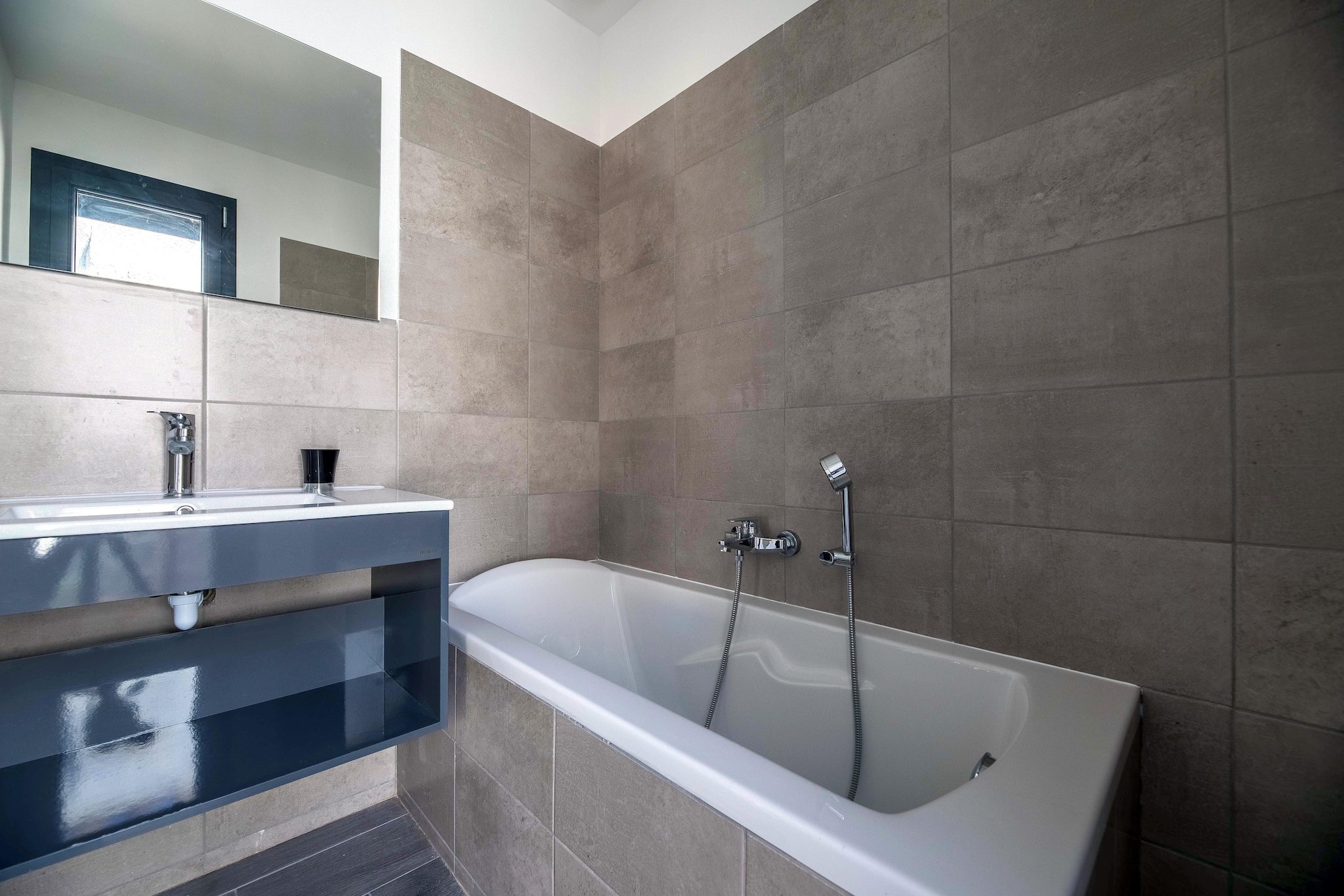 Résidence PV Les Terrasses d'Arsella House - 6 people - 3 bedrooms - Air conditioned - 7m private swimming pool - Garden - Badkamer