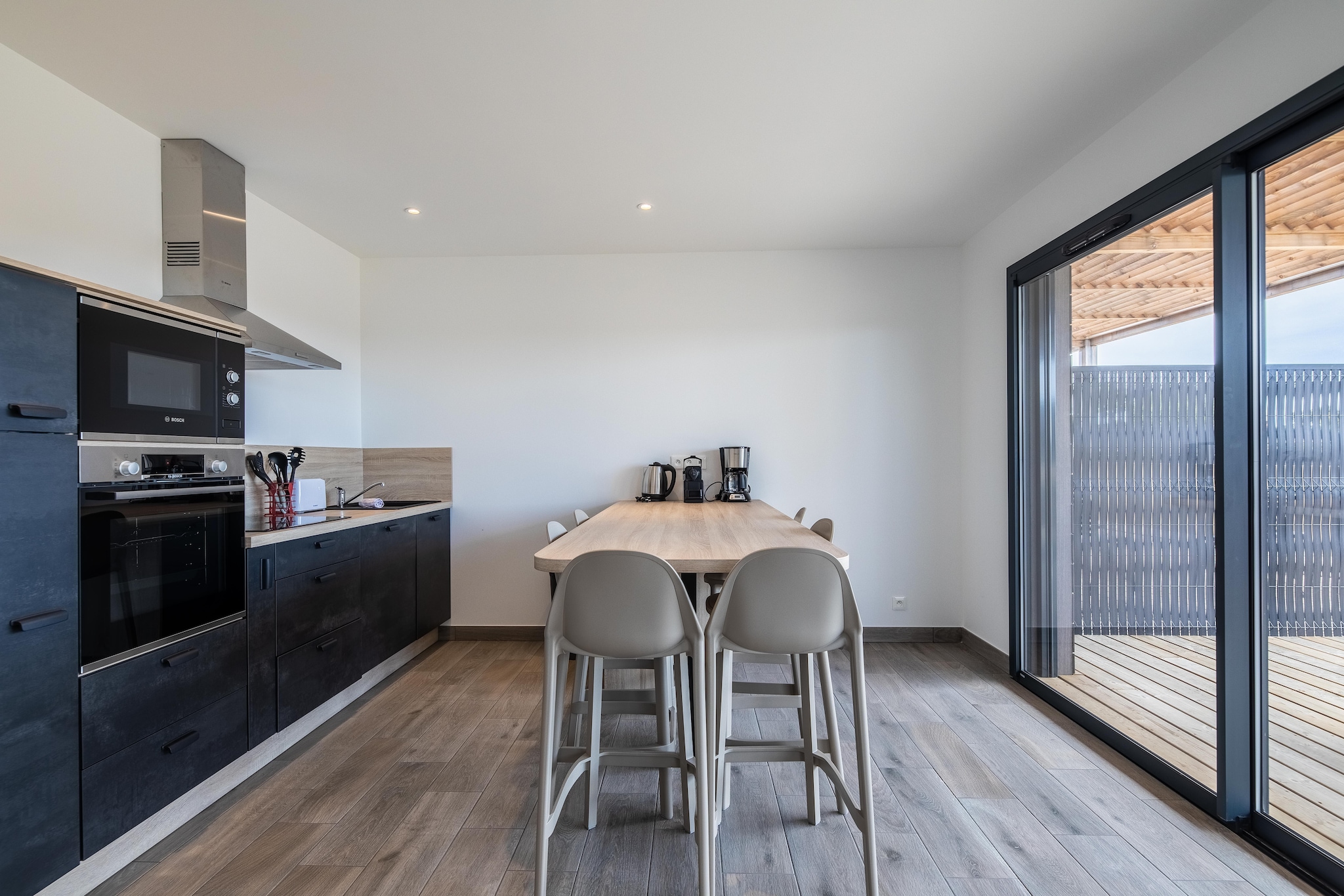 Résidence PV Les Terrasses d'Arsella Apartment - 6 people - 2 bedrooms - Air conditioned - Terrace - Eetkamer