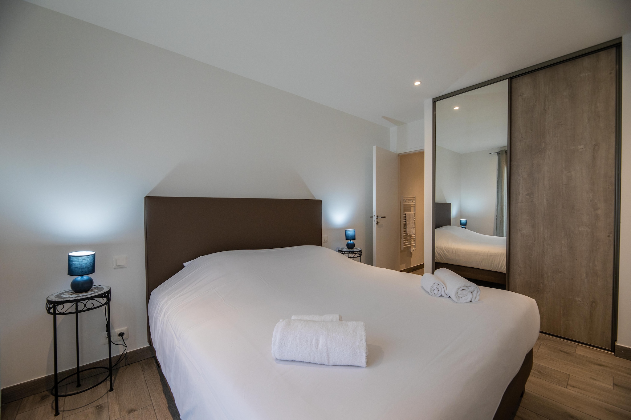 Résidence PV Les Terrasses d'Arsella Apartment - 6 people - 2 bedrooms - Air conditioned - Terrace - Slaapkamer