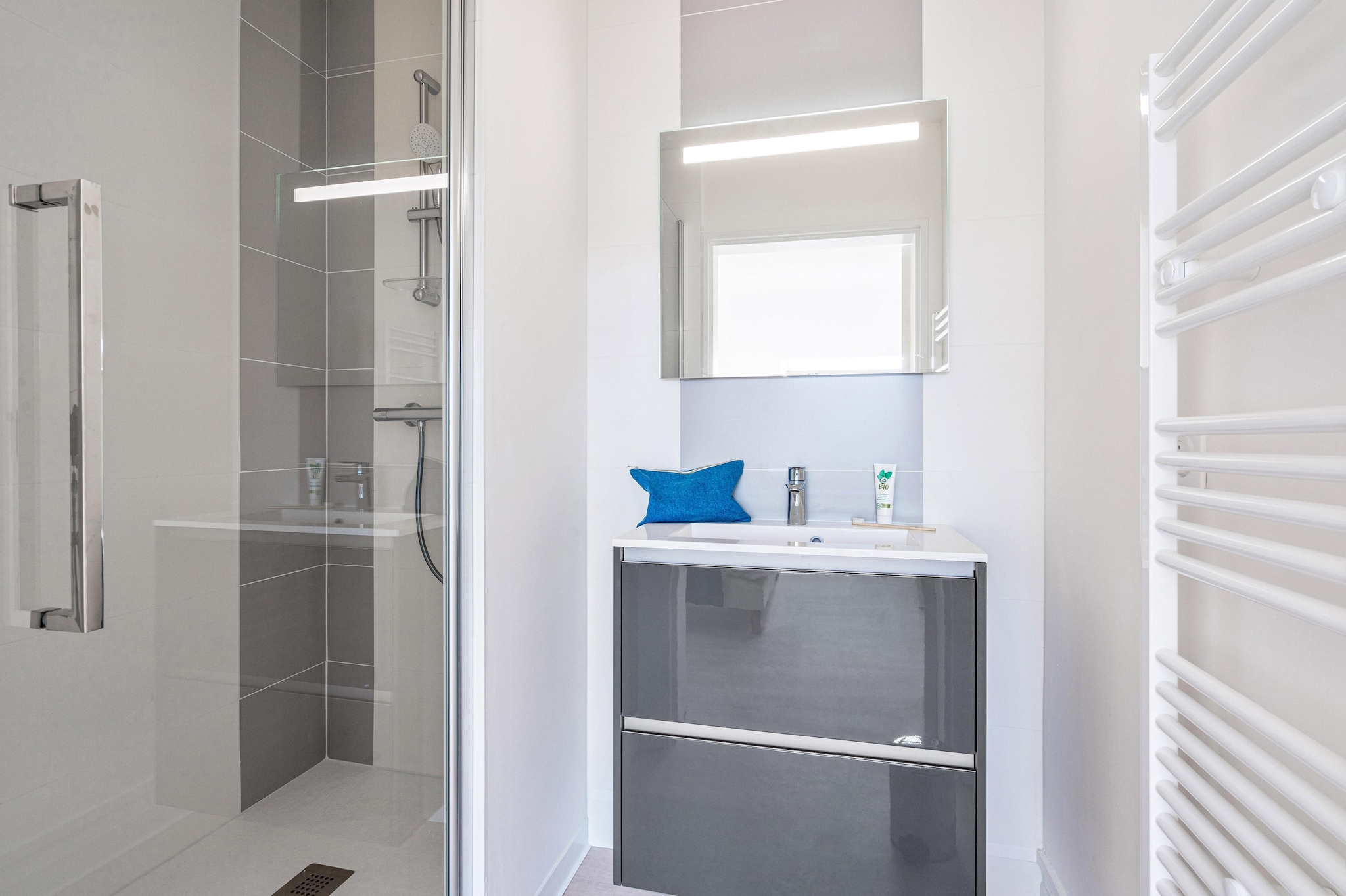 Résidence La Voile d’Or apartment 8 people - 3 bedrooms - Duplex - Badkamer