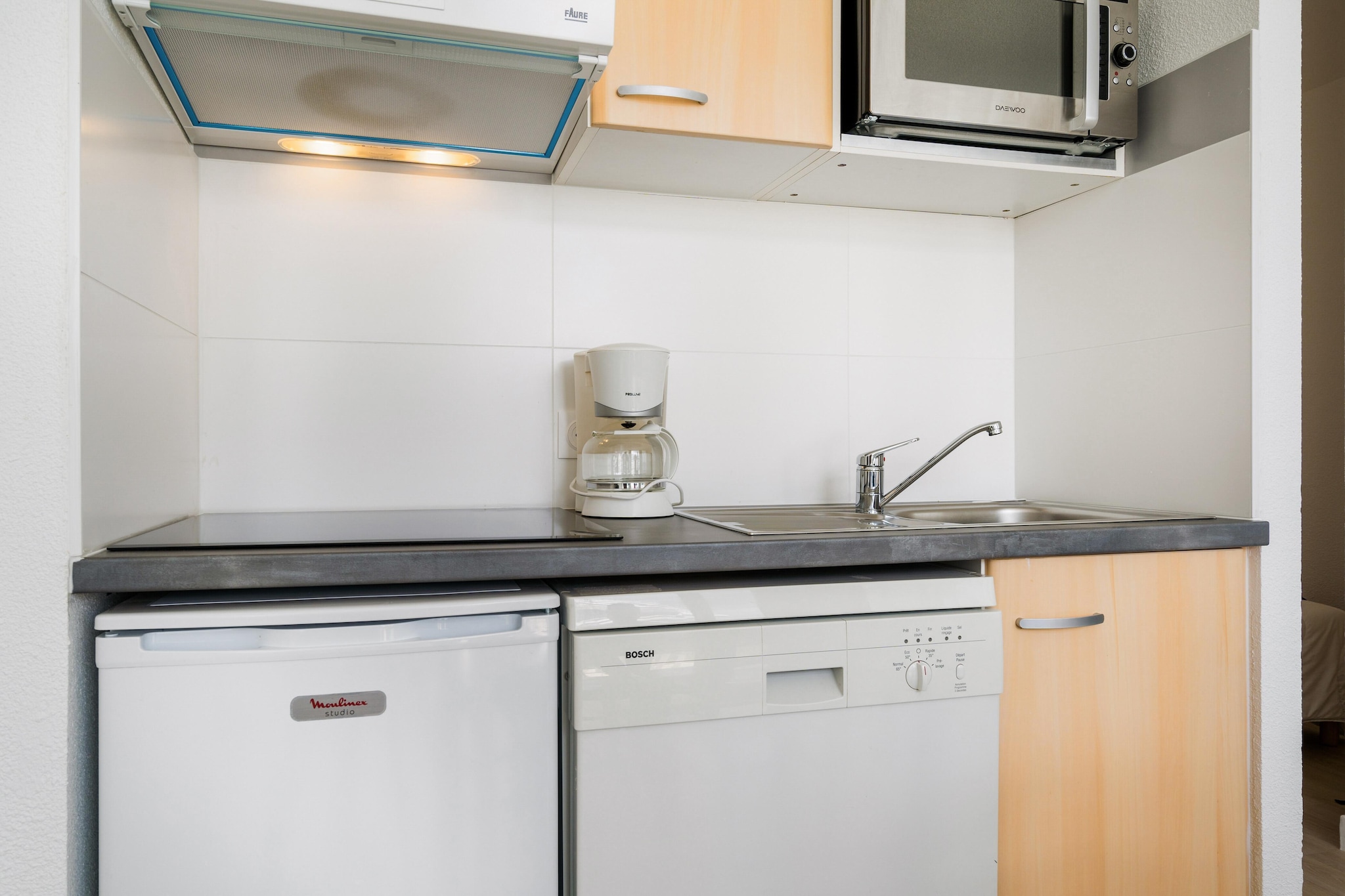 Résidence La Voile d’Or Apartment 4 people - 1 bedroom - Terrace or balcony - Keuken
