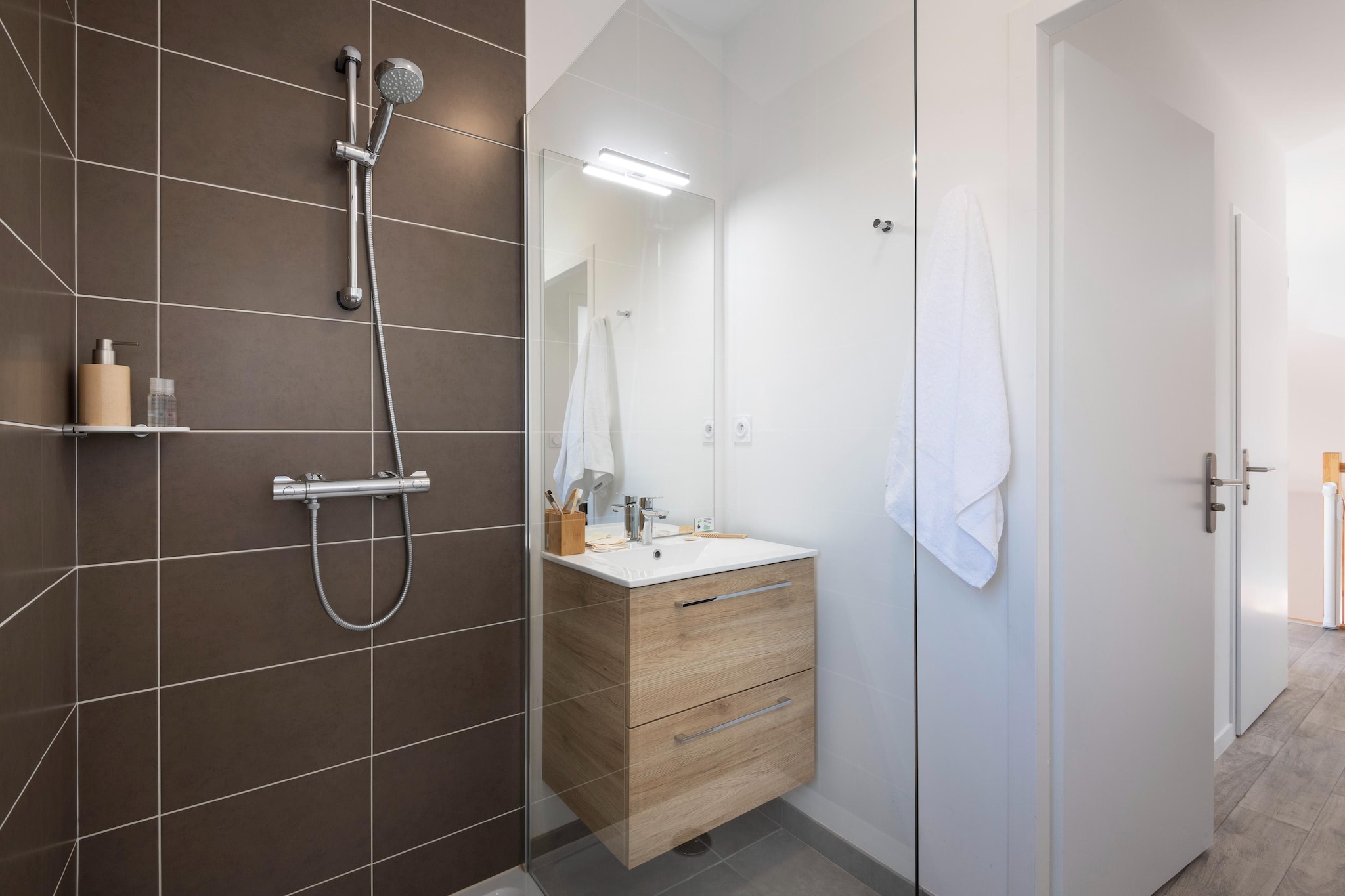 Résidence P&V Premium Les Villas d’Olonne House - 6 people - 3 bedrooms - Duplex - Individual swimming pool - Salle de bain