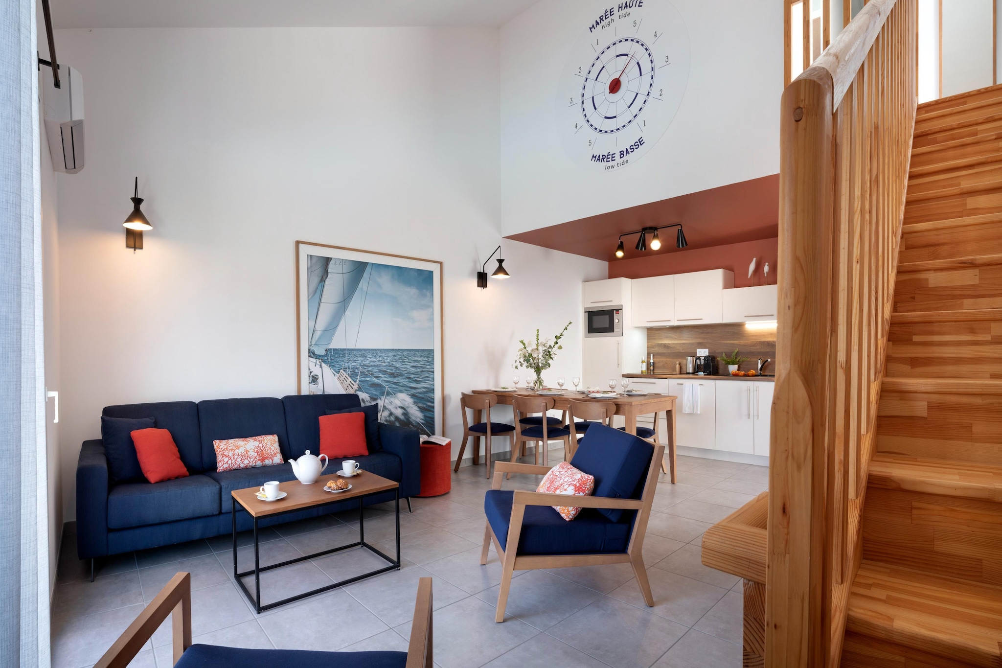 Résidence P&V Premium Les Villas d’Olonne House - 6 people - 3 bedrooms - Duplex - Individual swimming pool - Salon