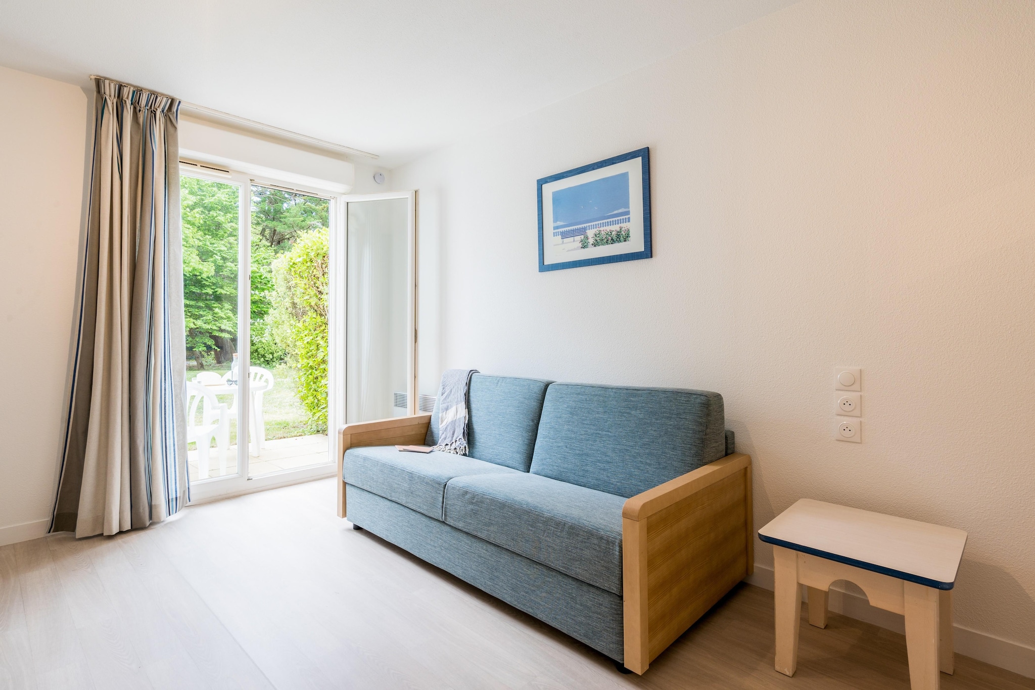 Résidence La Voile d’Or Studio 2 people - Terrace or balcony - Woonkamer
