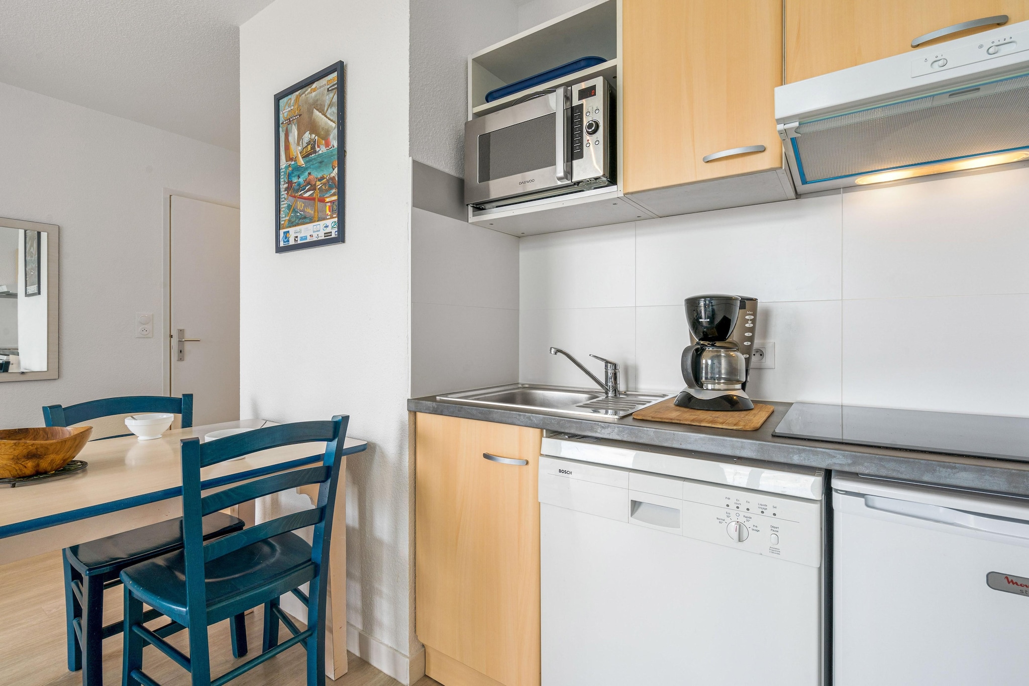 Résidence La Voile d’Or Apartment 6 people - 1 bedroom + 1 sleeping alcove - Terrace or balcony - Keuken