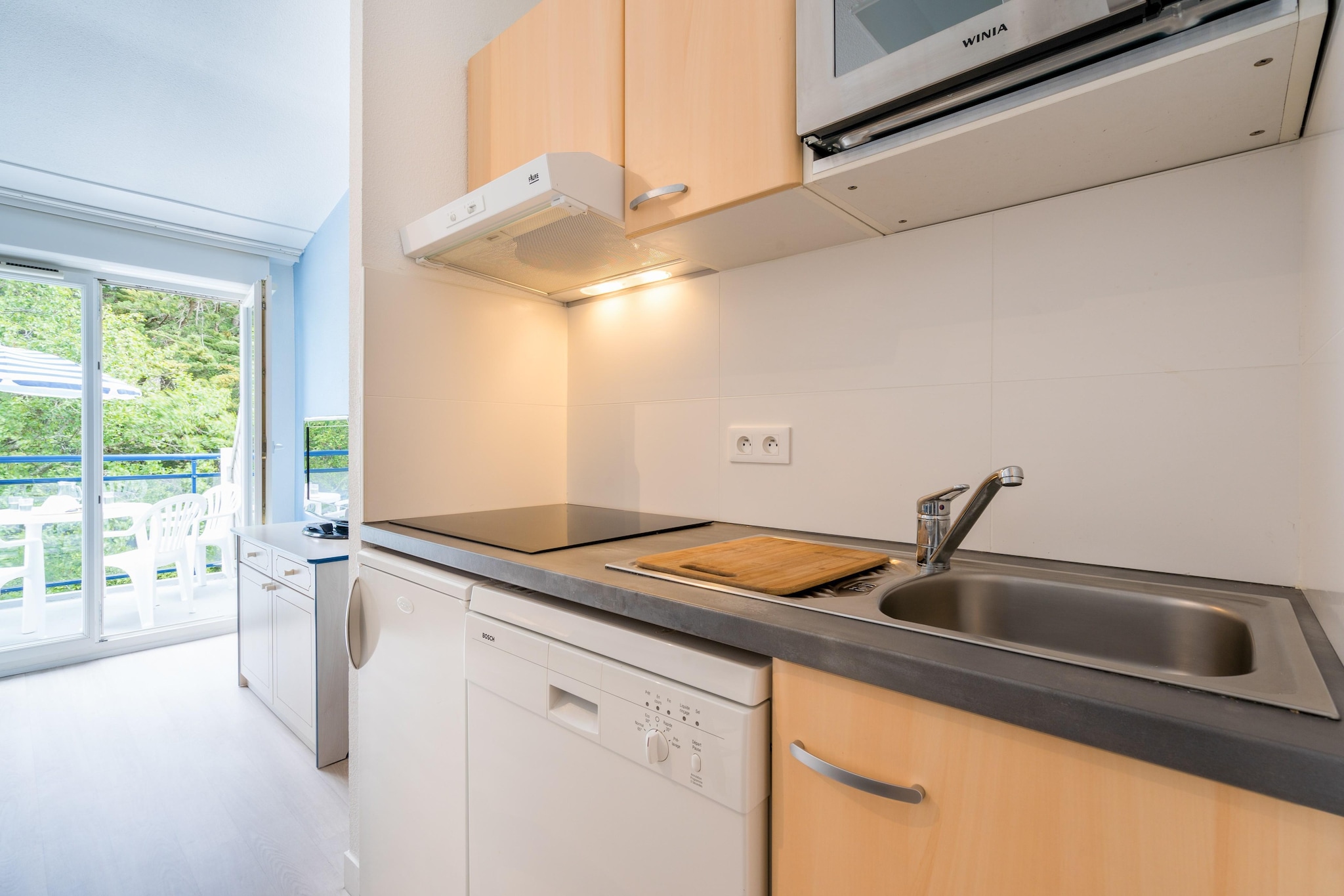Résidence La Voile d’Or Apartment 6 people - 1 bedroom + 1 sleeping alcove - Duplex - Balcony - Keuken