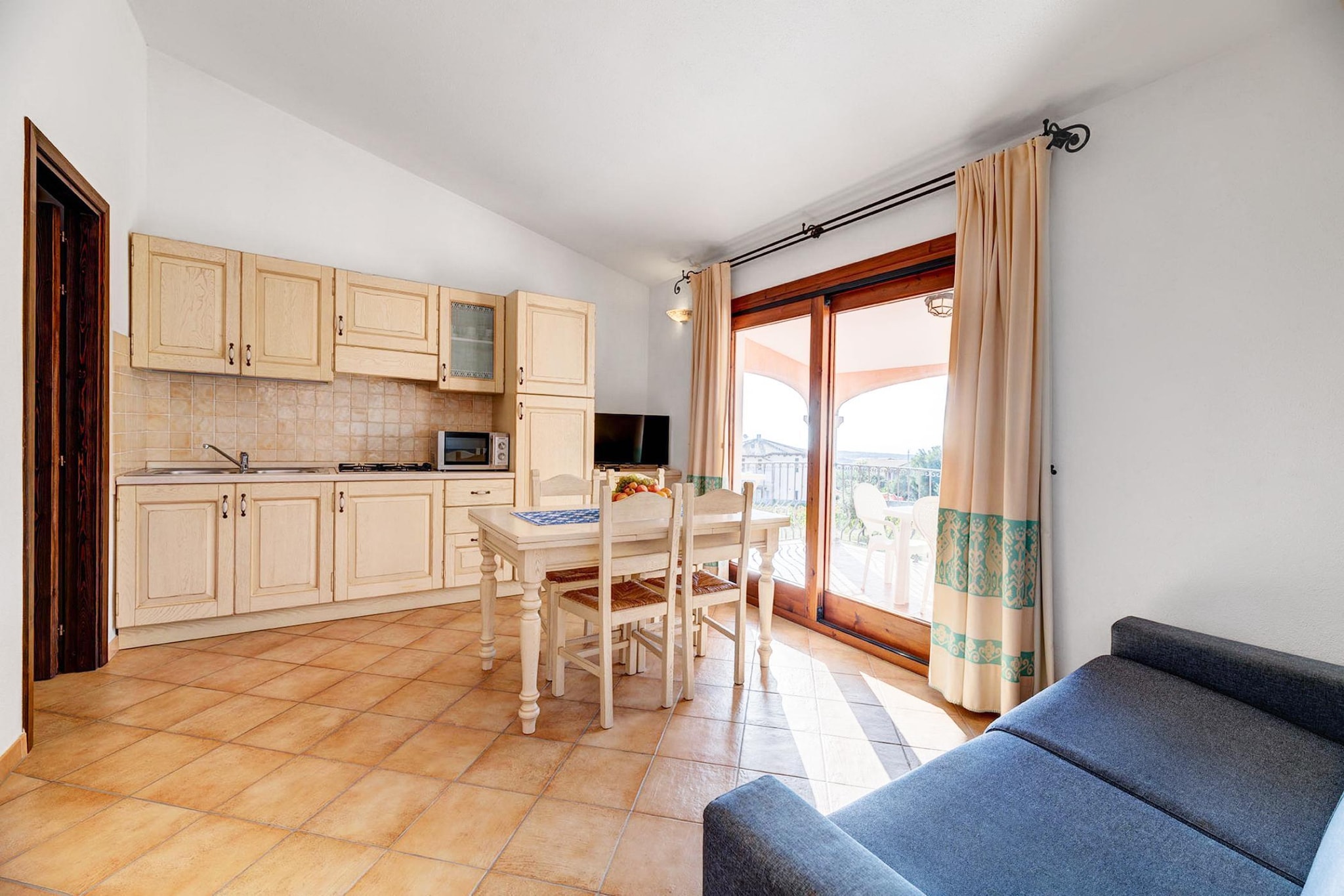 Résidence Pierre & Vacances Badus Apartment 4 people - 1 bedroom - Terrace or balcony - Woonkamer