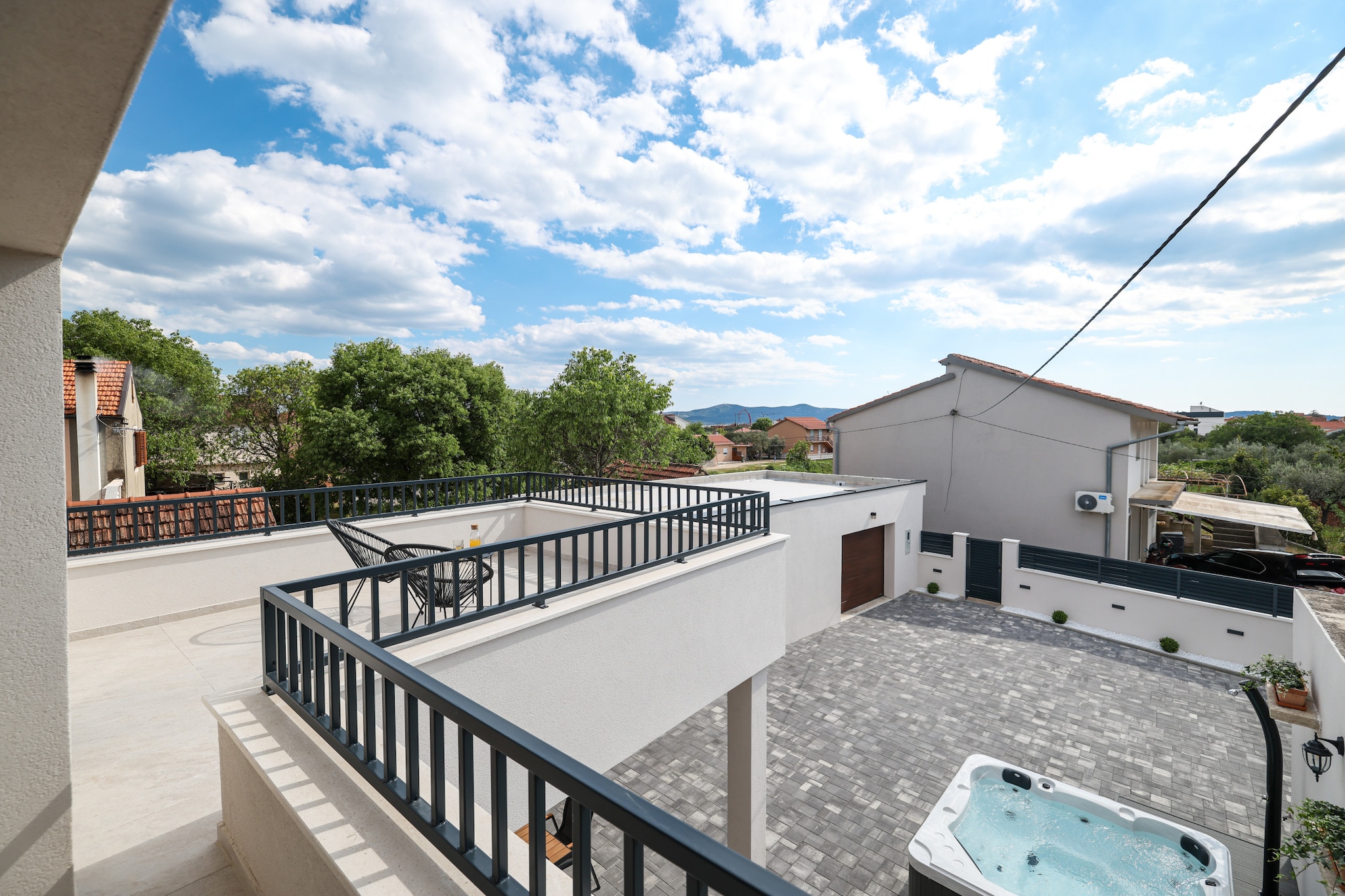 Villa Ruzarija with jacuzzi - Terrace