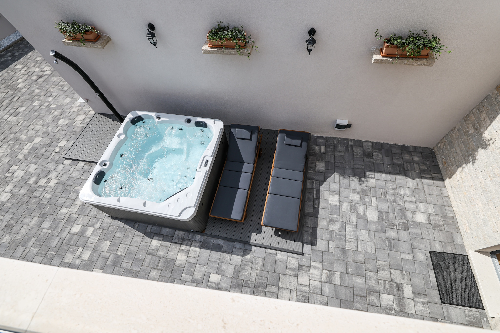 Villa Ruzarija with jacuzzi - Terrace