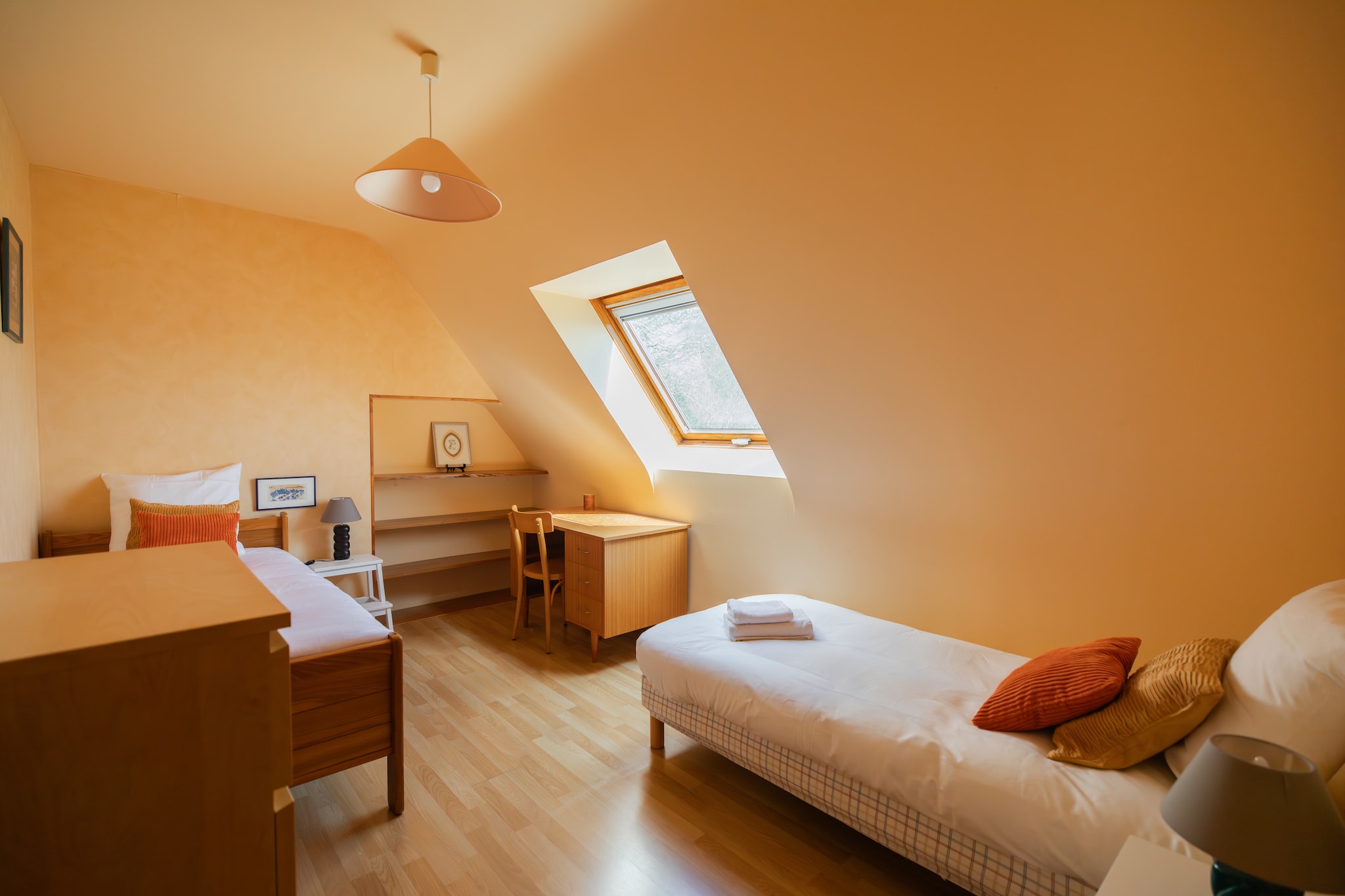 Maison de vacances avec veranda à St Renan - Slaapkamer