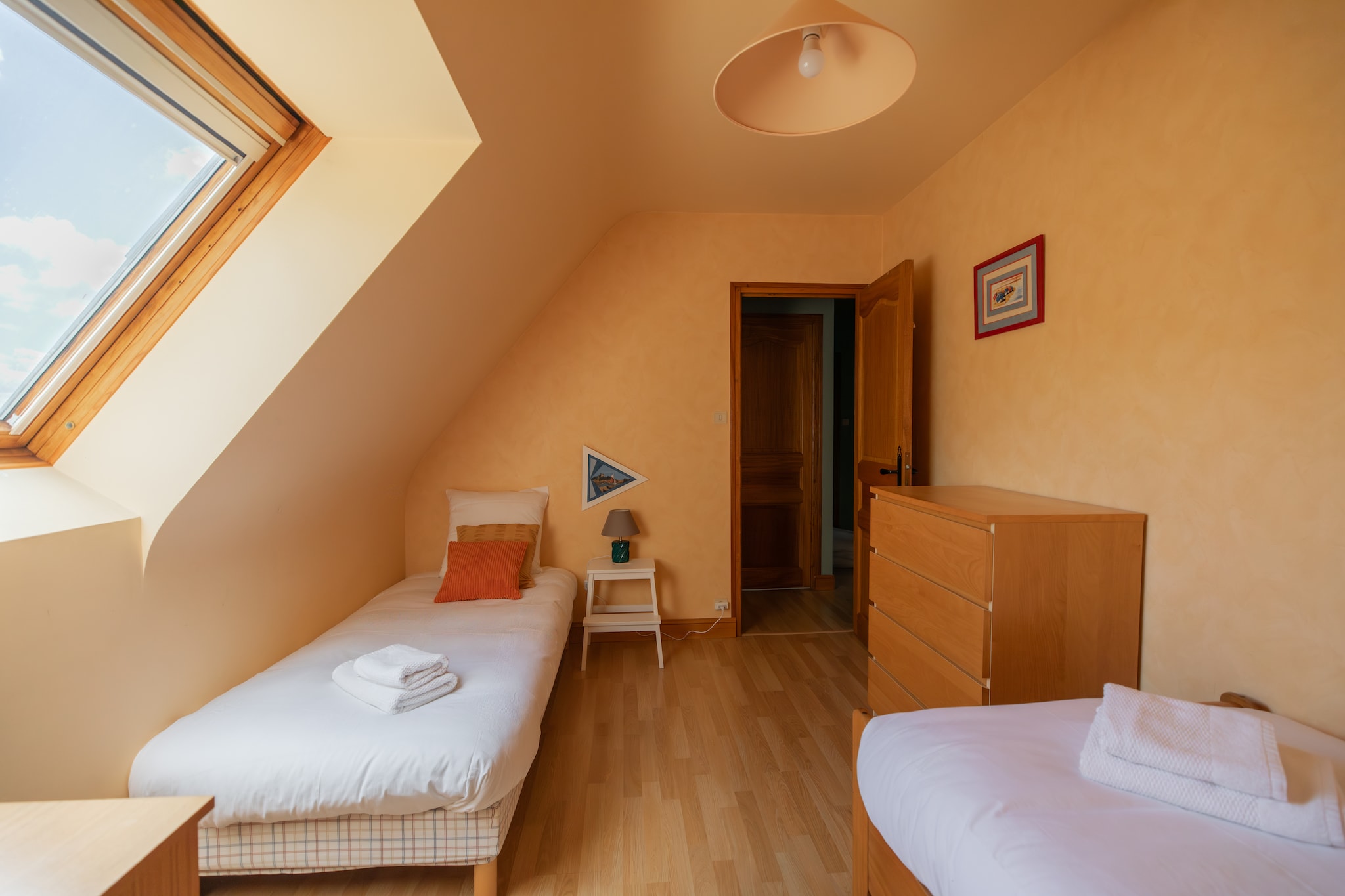 Maison de vacances avec veranda à St Renan - Slaapkamer