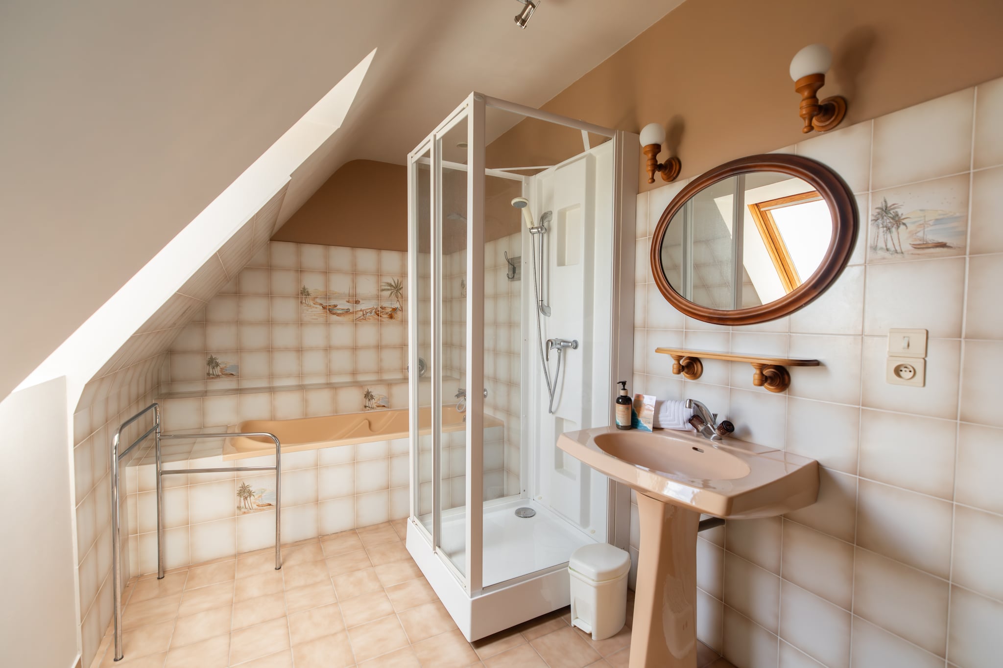 Maison de vacances avec veranda à St Renan - Badkamer