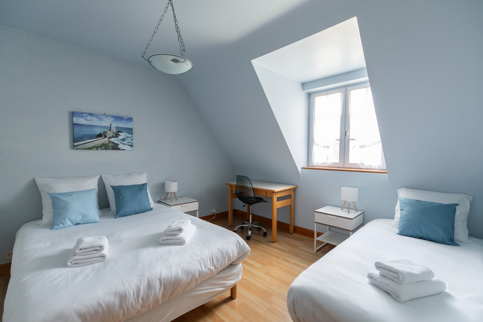 Maison de vacances avec veranda à St Renan - Slaapkamer