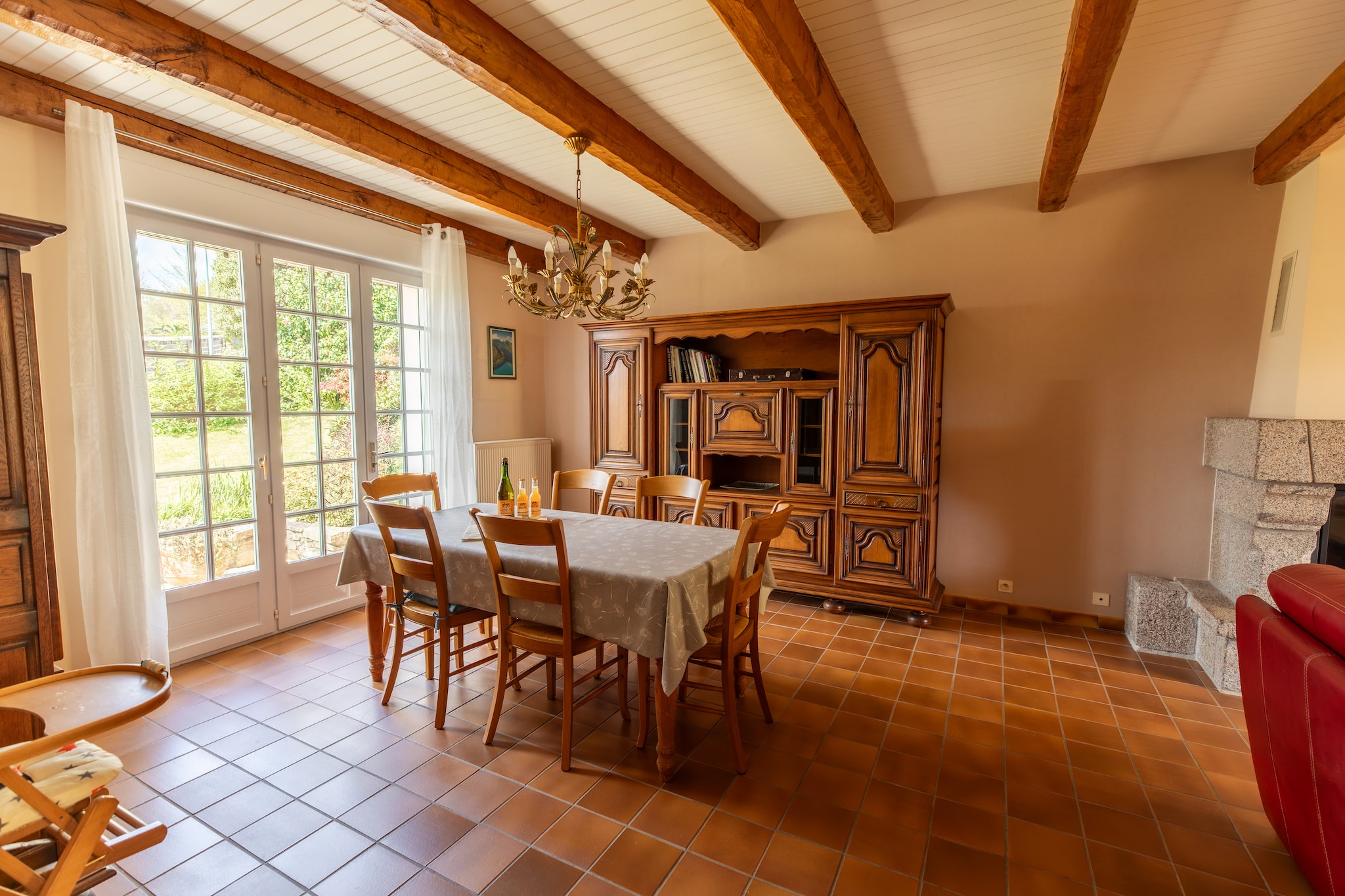 Maison de vacances avec veranda à St Renan - Eetkamer
