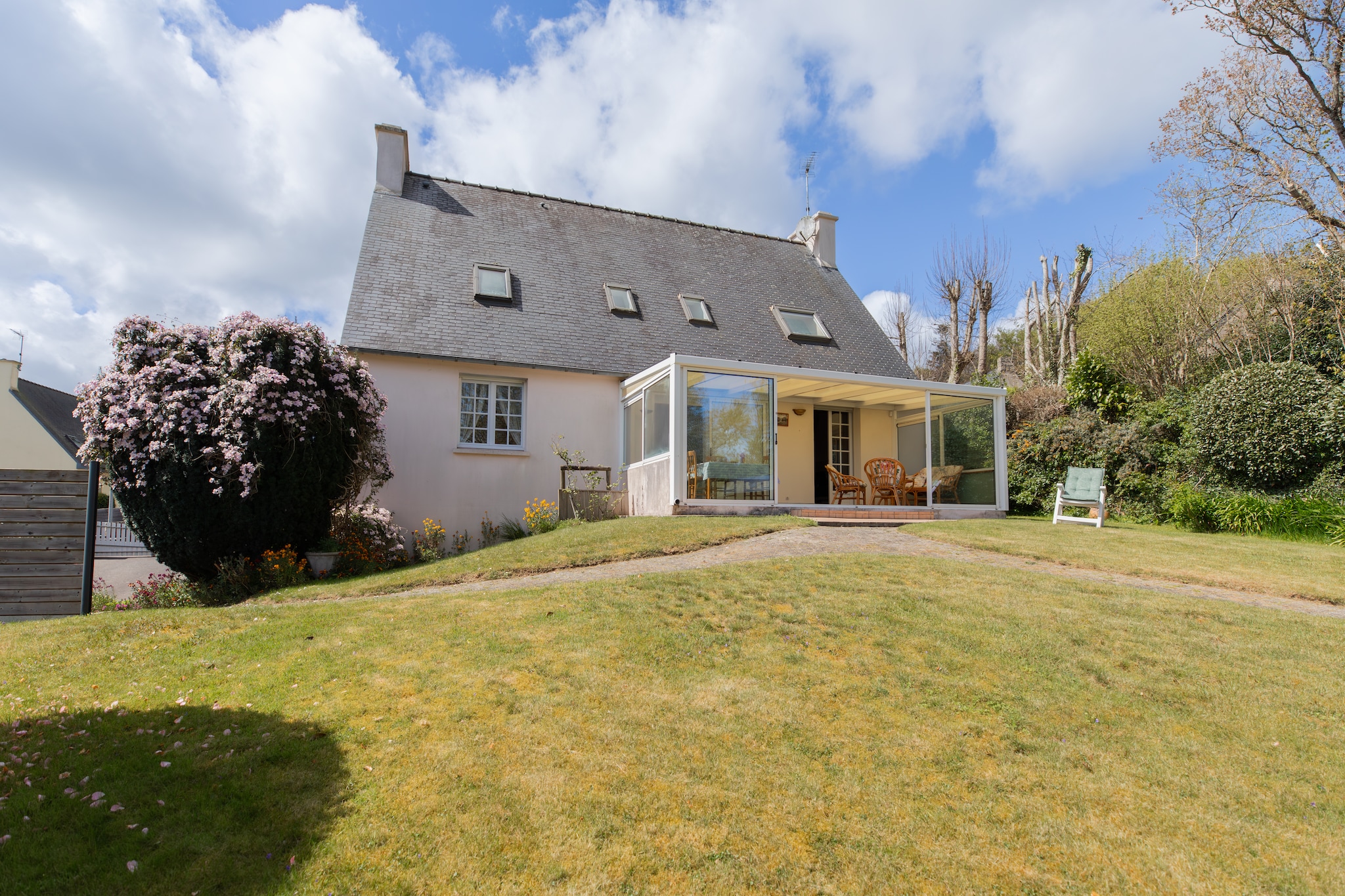 Maison de vacances avec veranda à St Renan - Tuinen zomer
