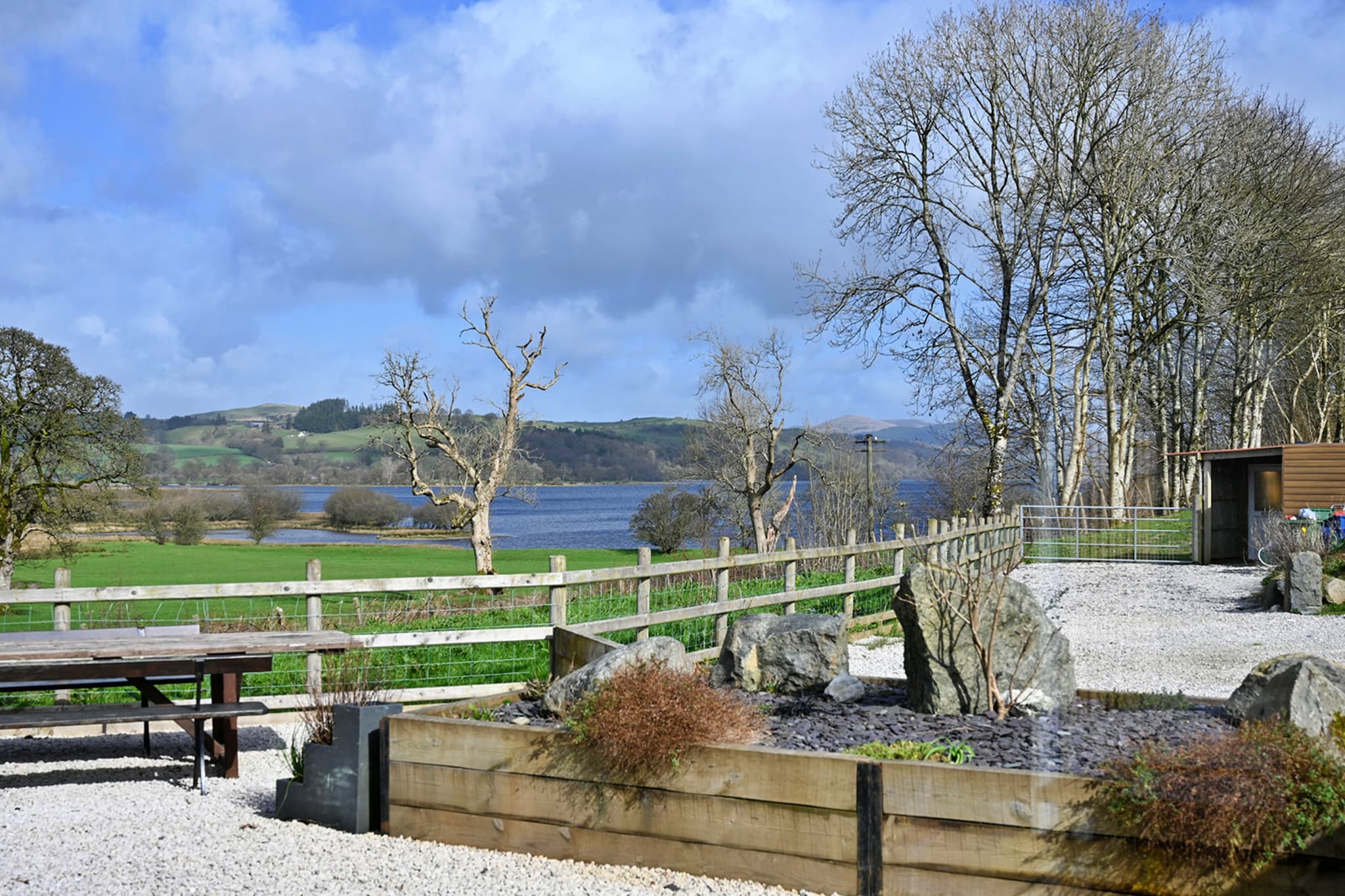 Cae Rhug - View in summer