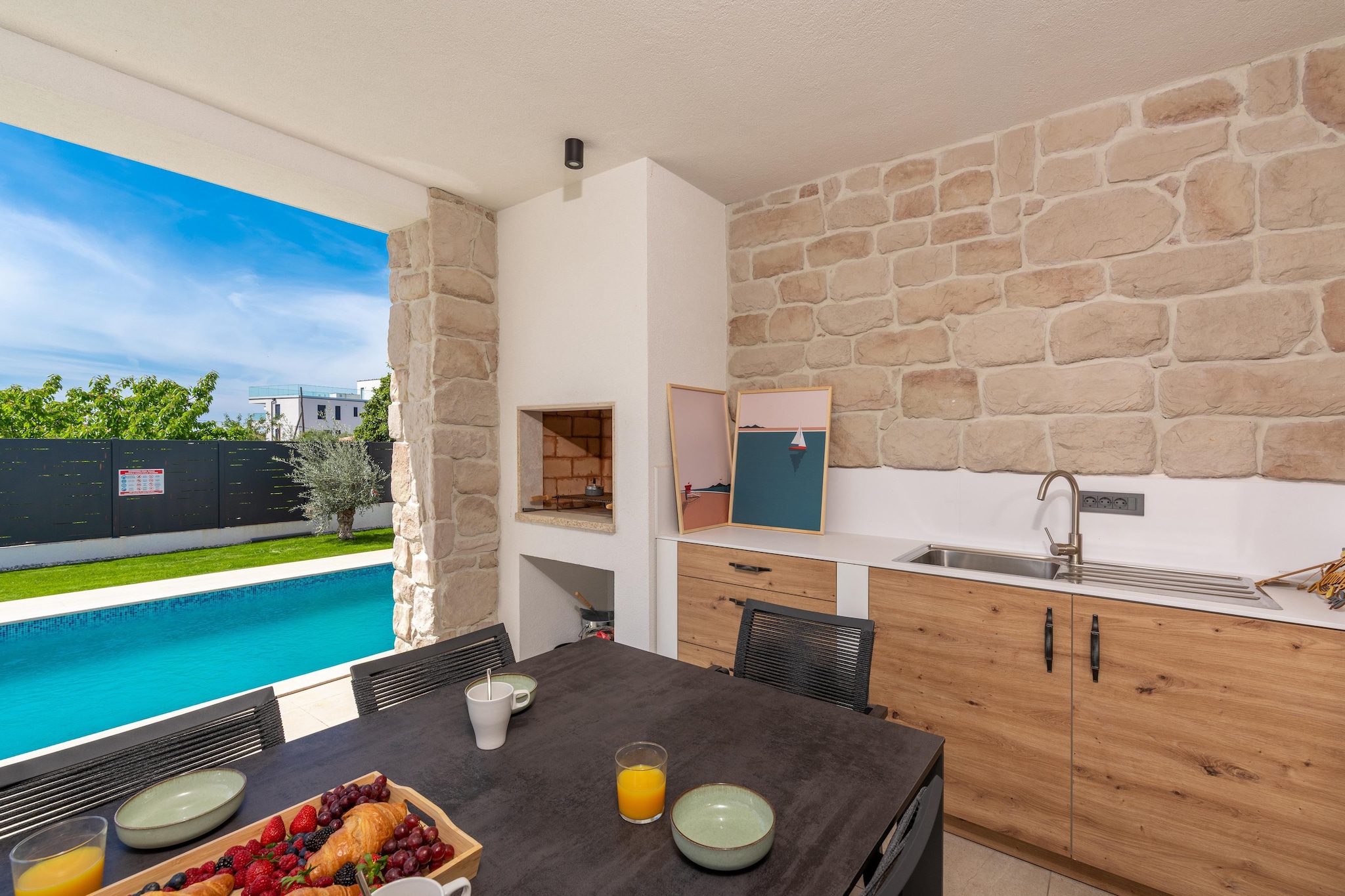 Apartment Golden Olive 2 - Terrasbalkon