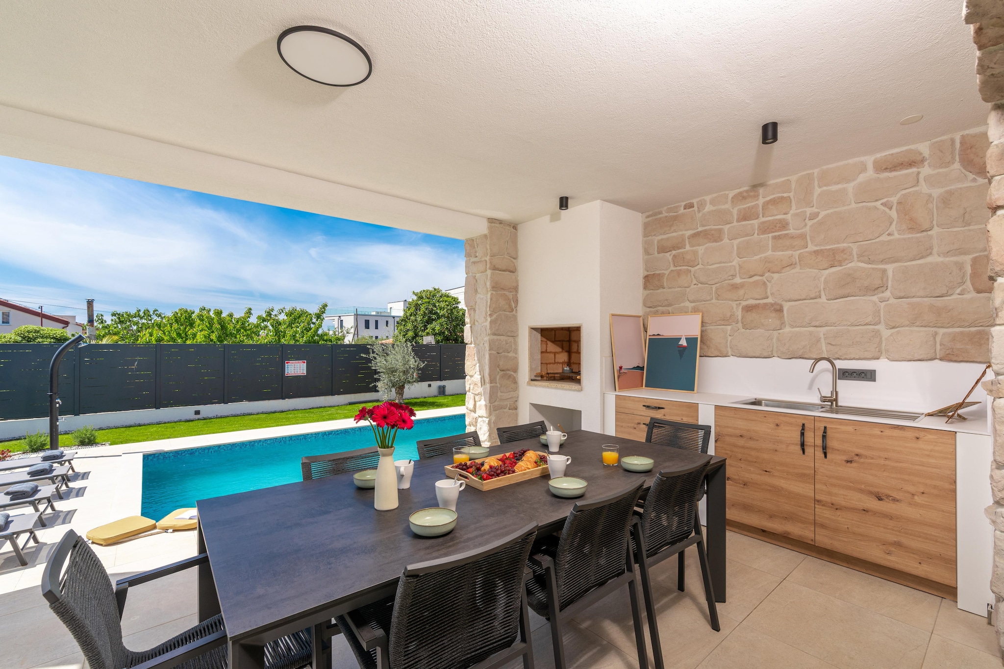 Apartment Golden Olive 2 - Terrasbalkon