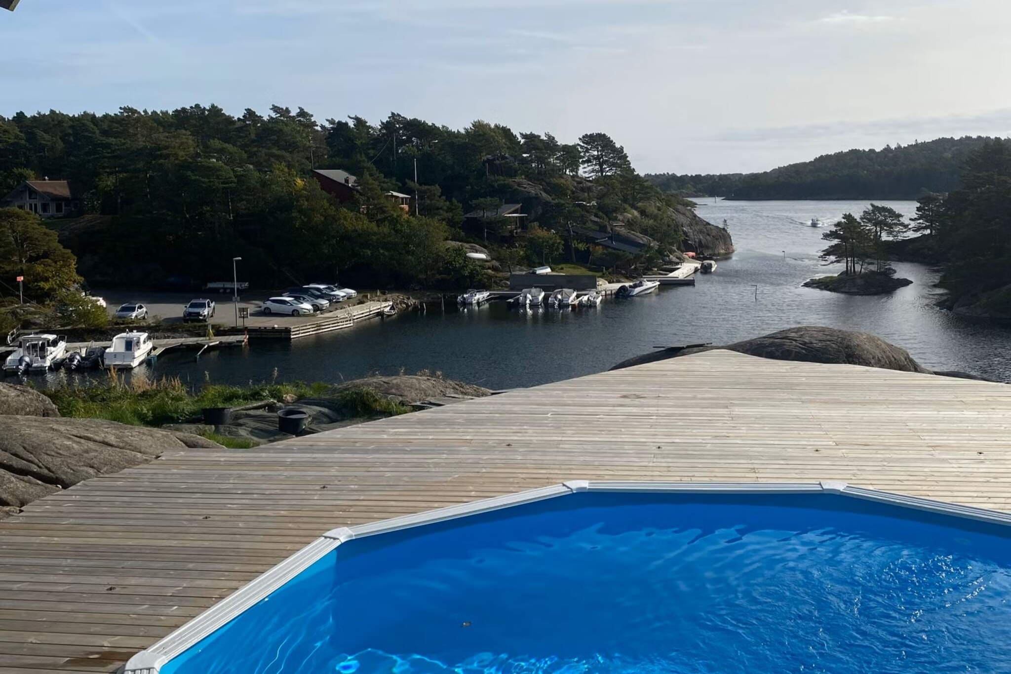 4 Sterne Ferienhaus in Sogne - Wasserblick