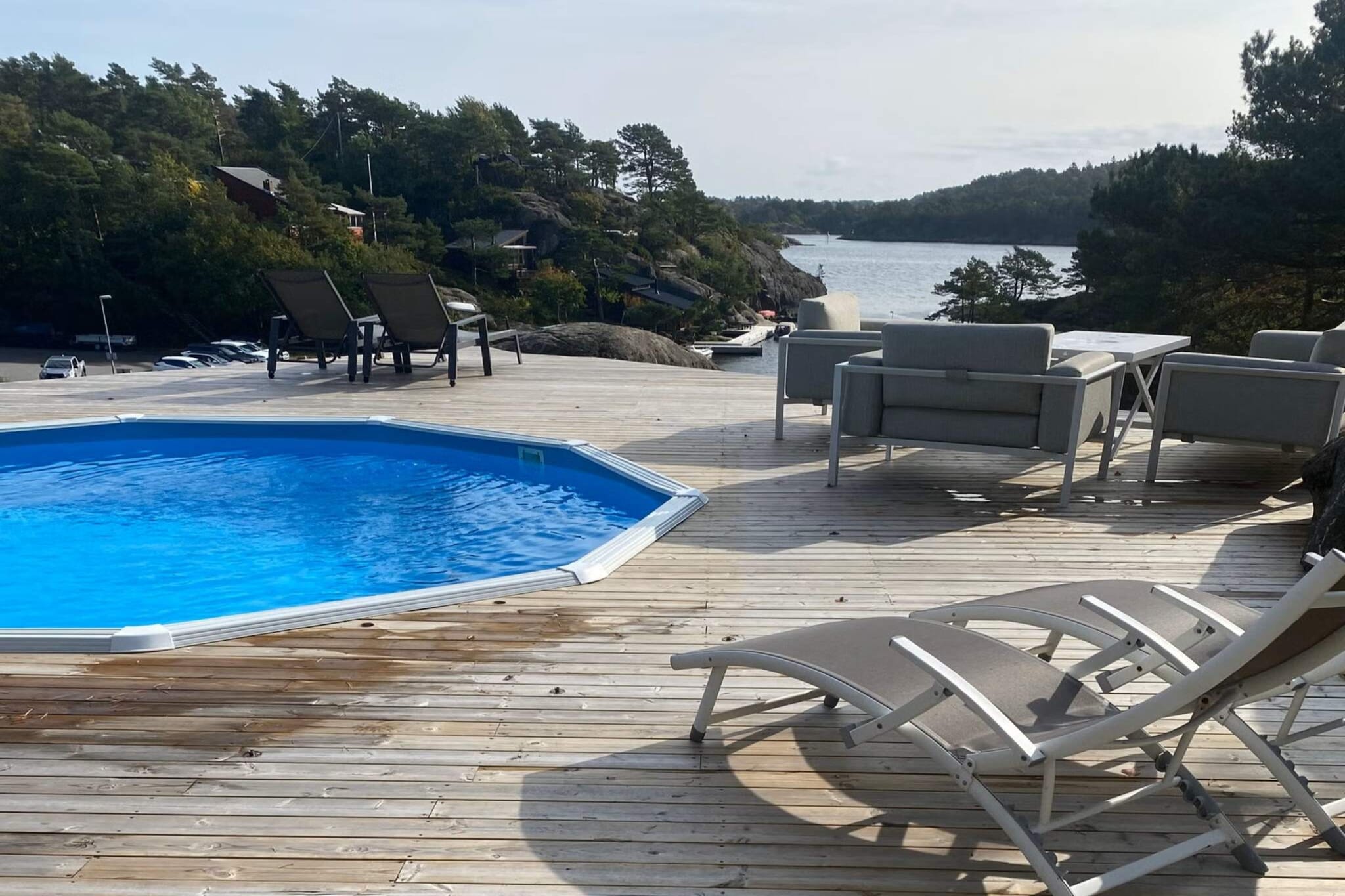 4 Sterne Ferienhaus in Sogne - Schwimmbad