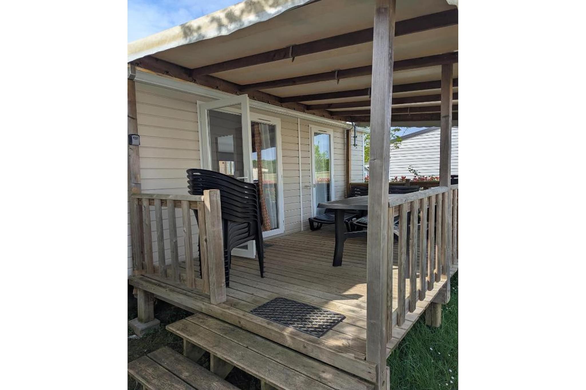 Mobil-home Premium 6 - Terrace balcony