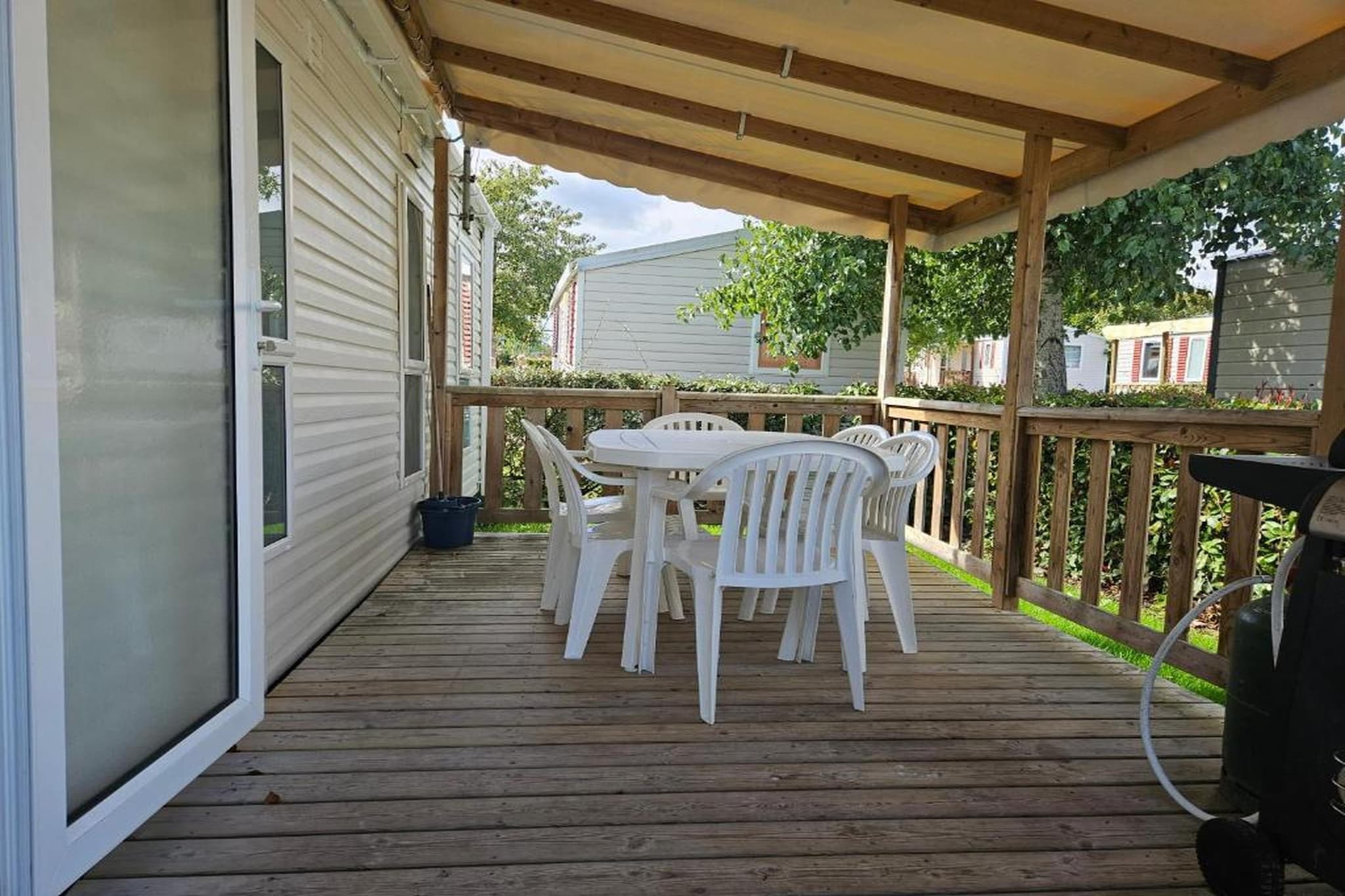 Mobil-home Premium 6 - Terrace balcony