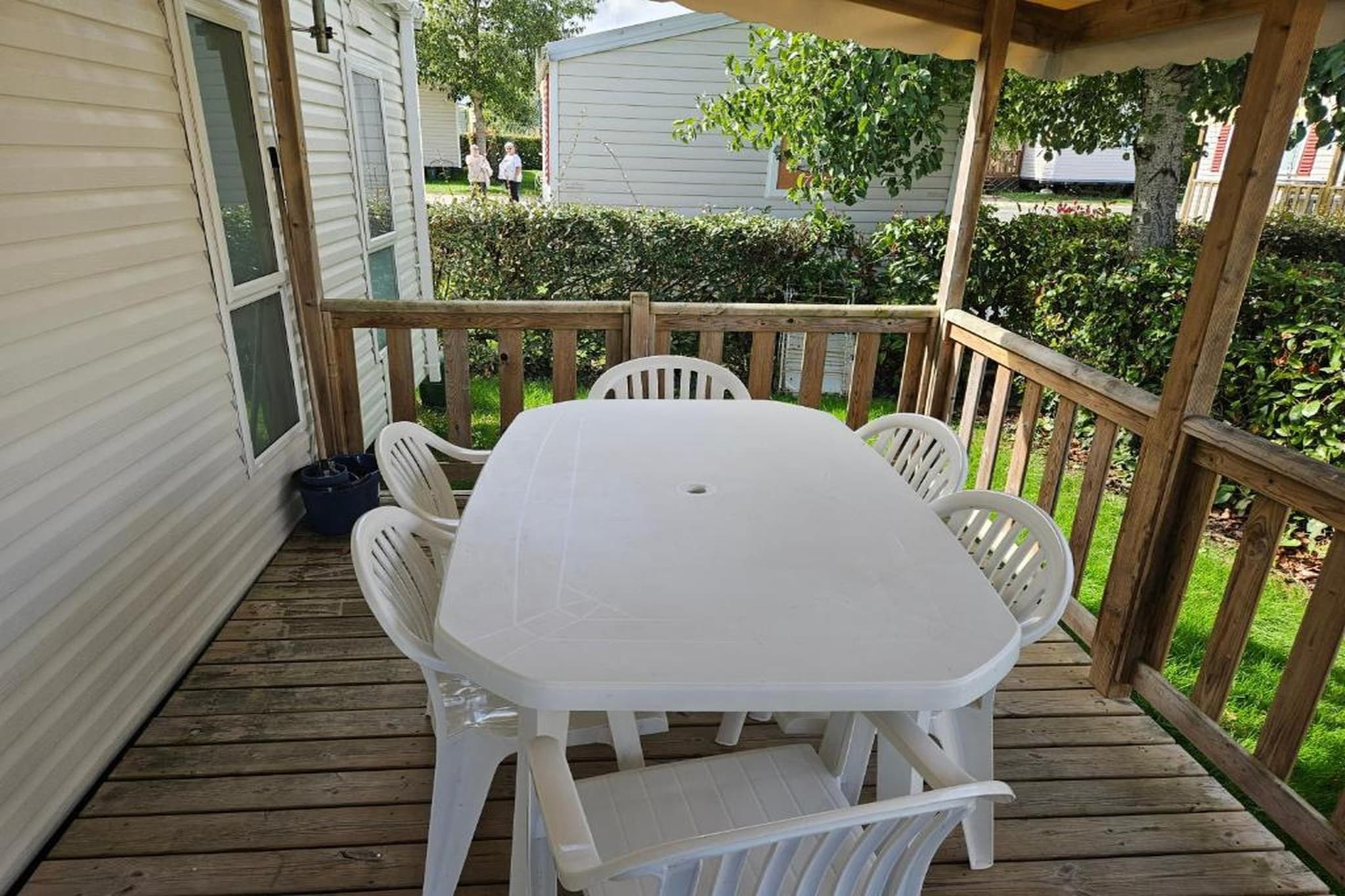 Mobil-home Premium 6 - Terrace balcony