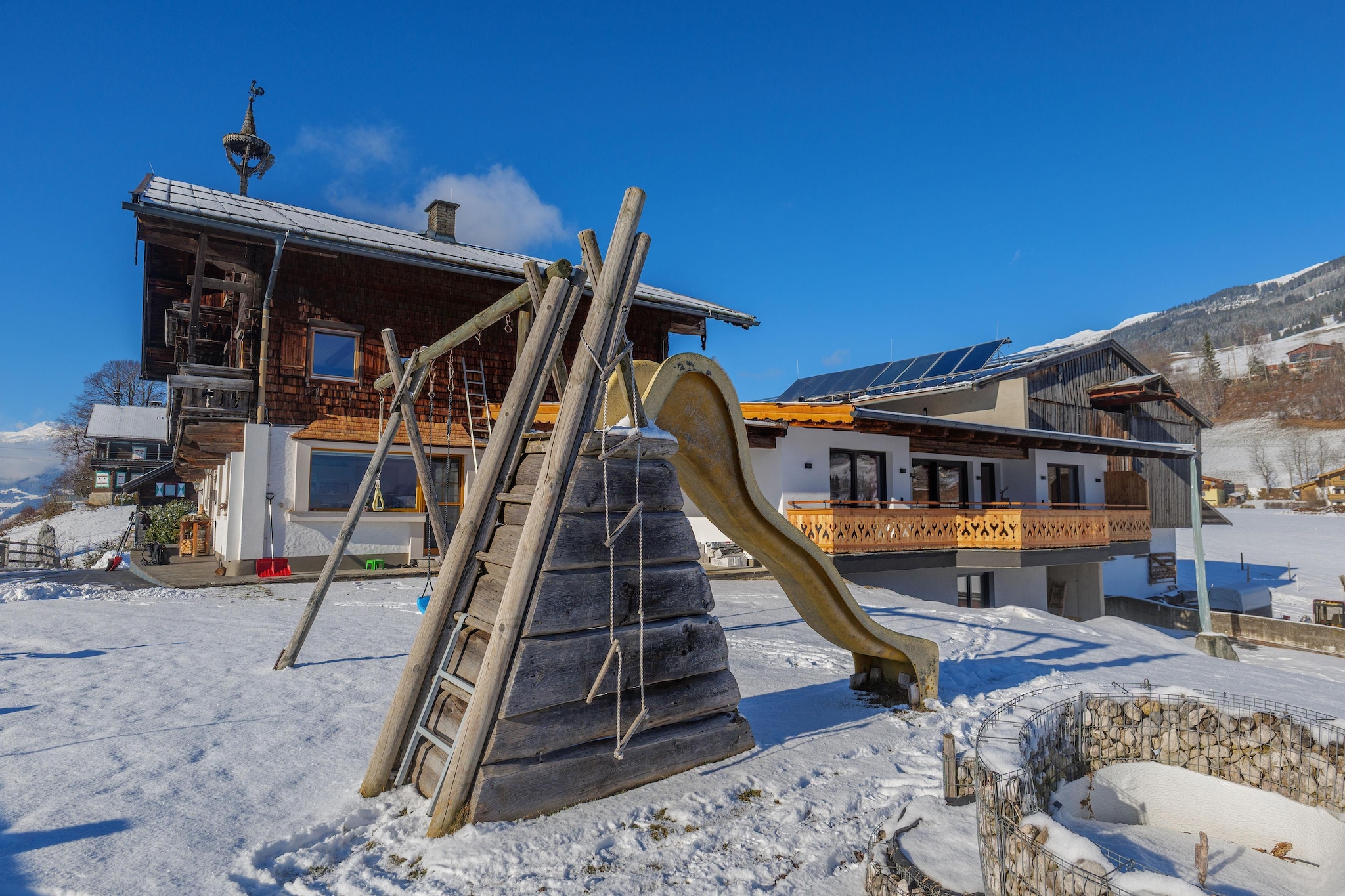 Apartment Spielbichlhof - Exterieur winter