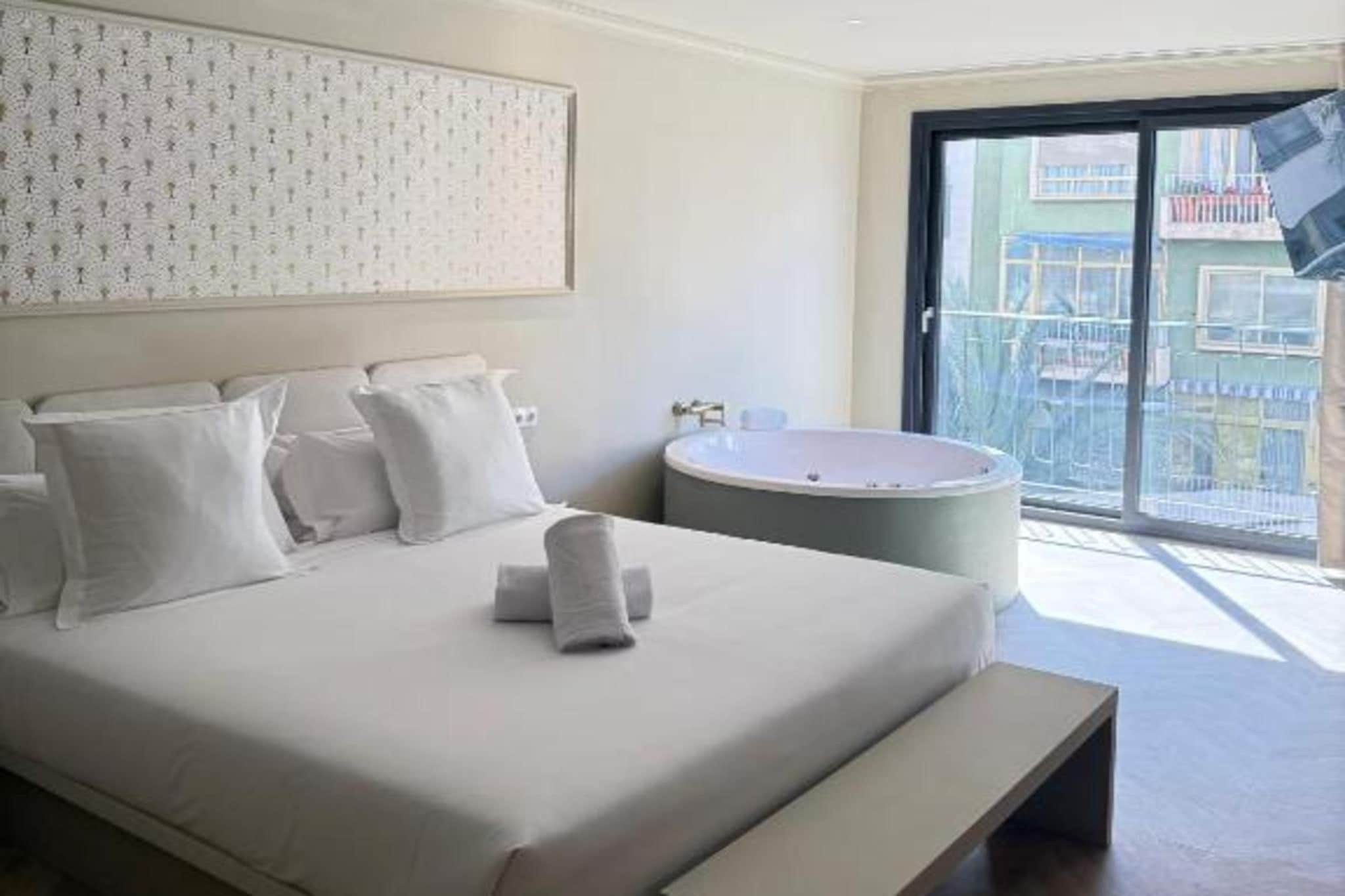 Apartamento deluxe con balcón - Slaapkamer