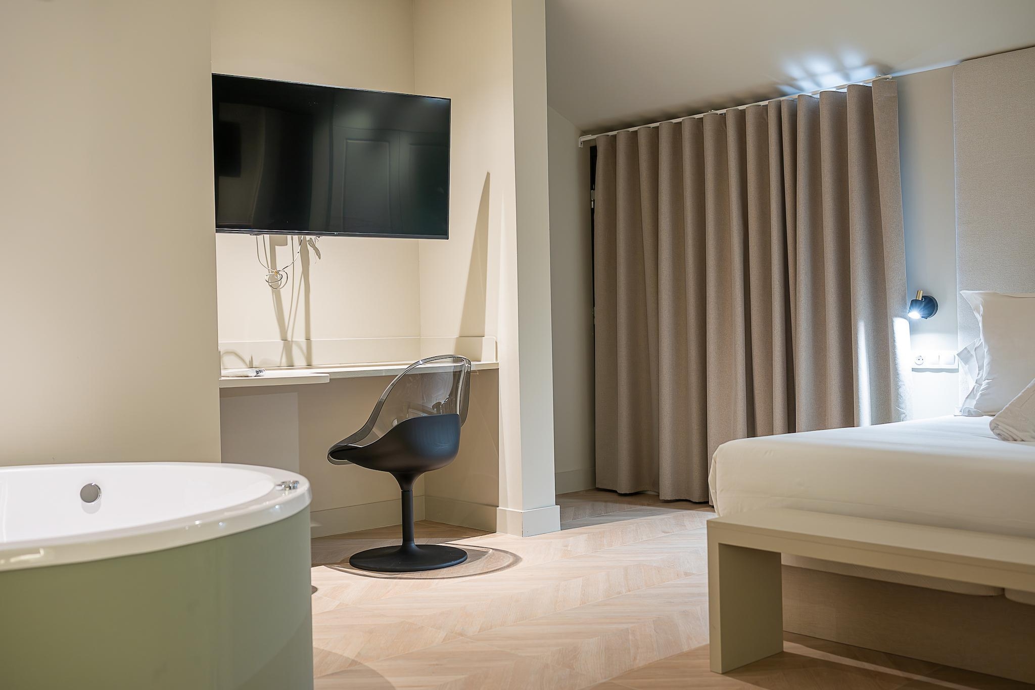 Apartamento deluxe con balcón - Slaapkamer